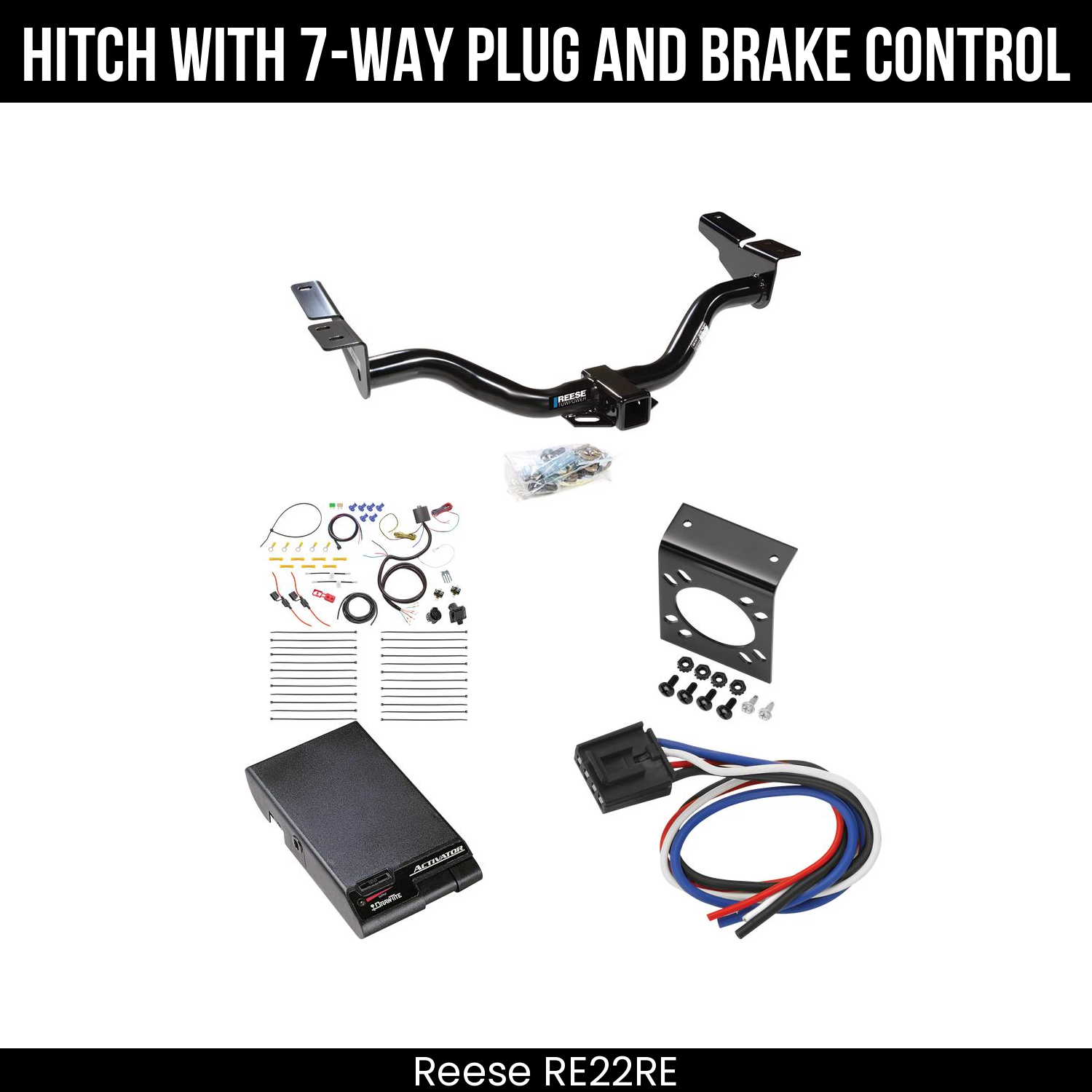 Trailer Hitch , 7-Way , Draw-Tite Activator Brake Control