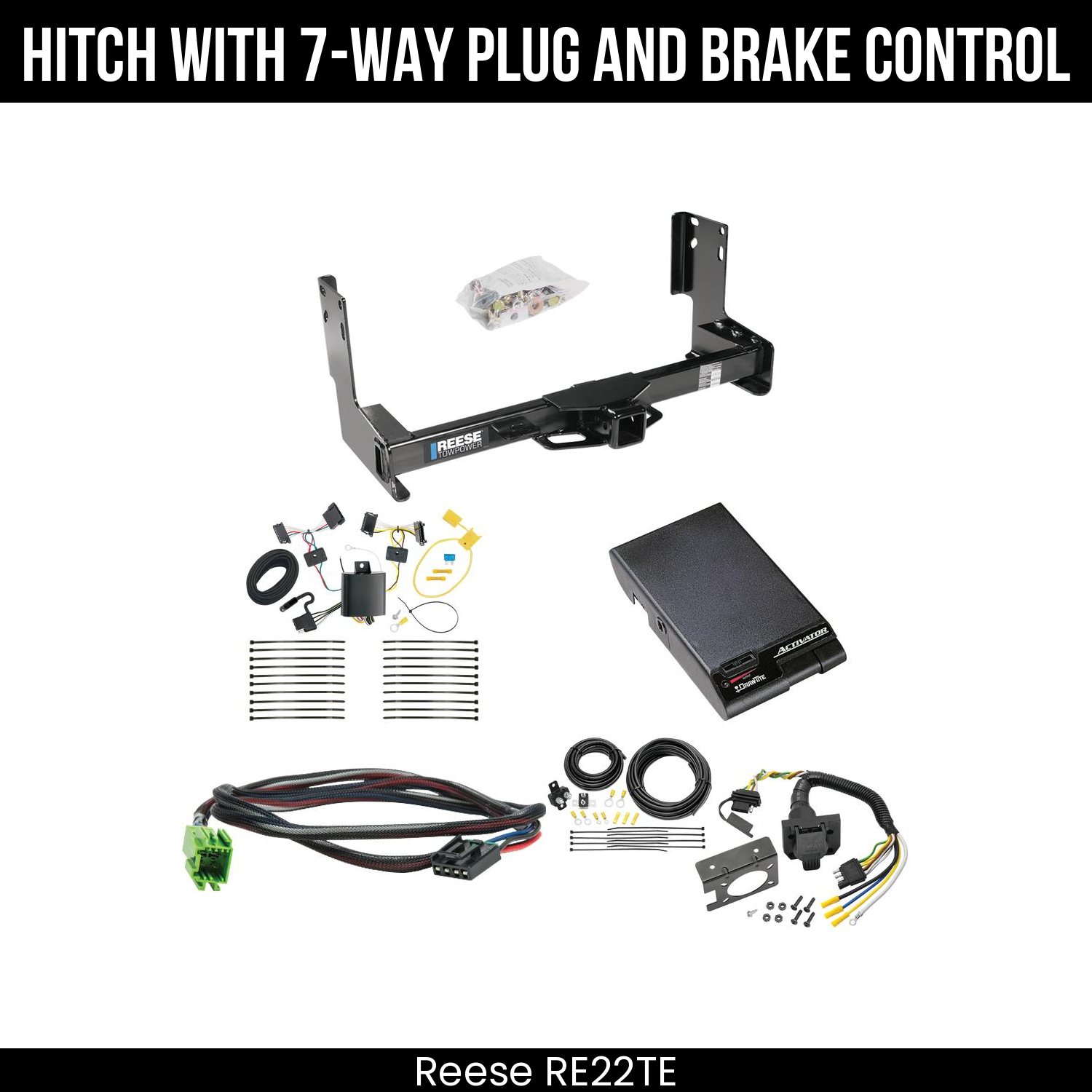 Trailer Hitch , 7-Way , Draw-Tite Activator Brake Control