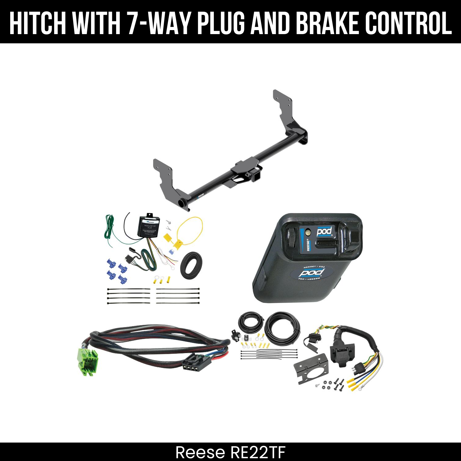 Trailer Hitch , 7-Way , Reese POD Brake Control