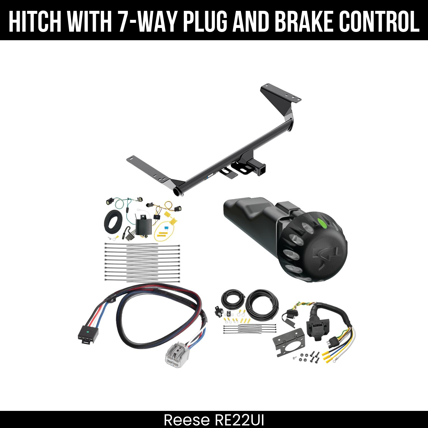 Trailer Hitch , 7-Way , Tekonsha Voyager iD Smart Brake Control