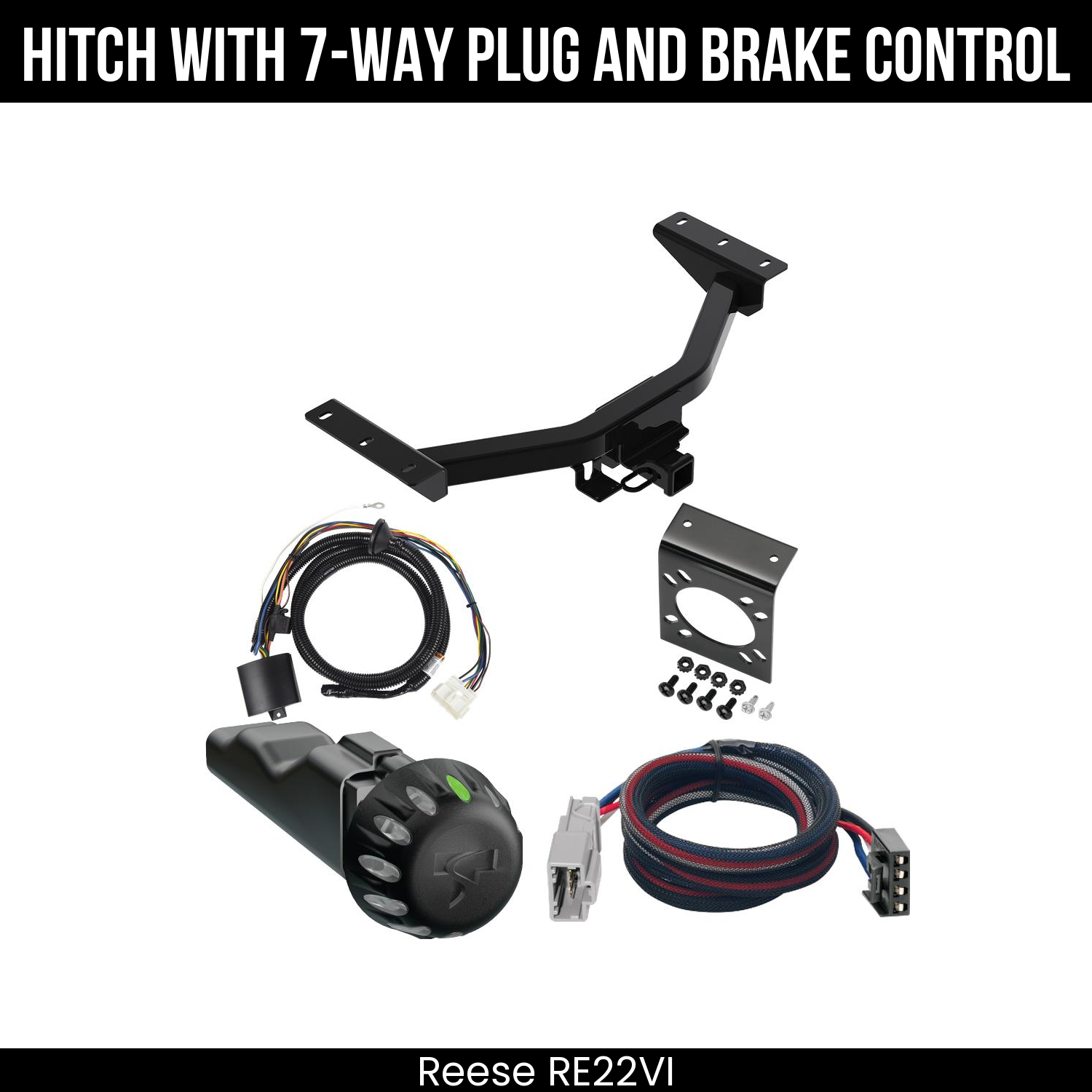Trailer Hitch , 7-Way , Tekonsha Voyager iD Smart Brake Control