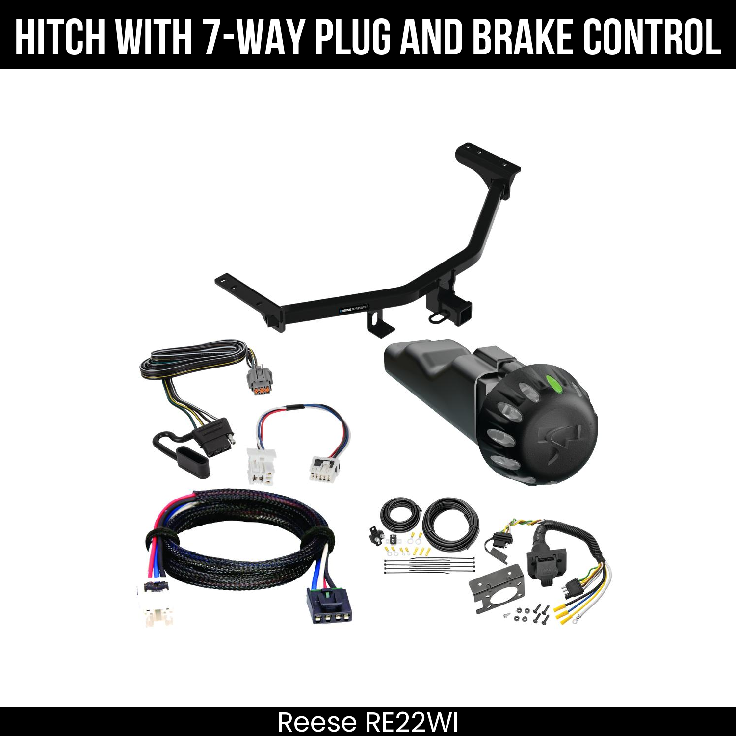 Trailer Hitch , 7-Way , Tekonsha Voyager iD Smart Brake Control