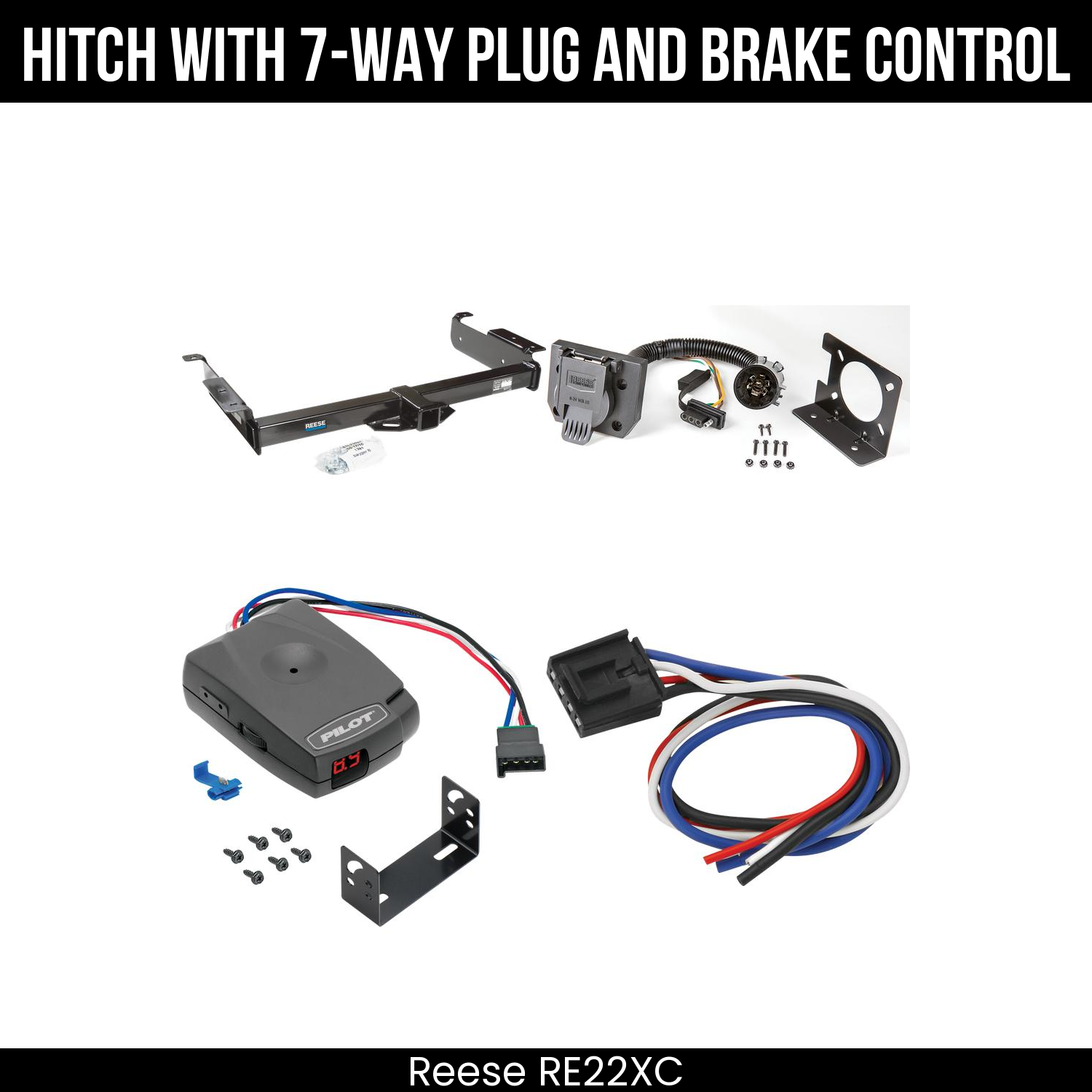 Trailer Hitch , 7-Way , Pro Series Pilot Brake Control