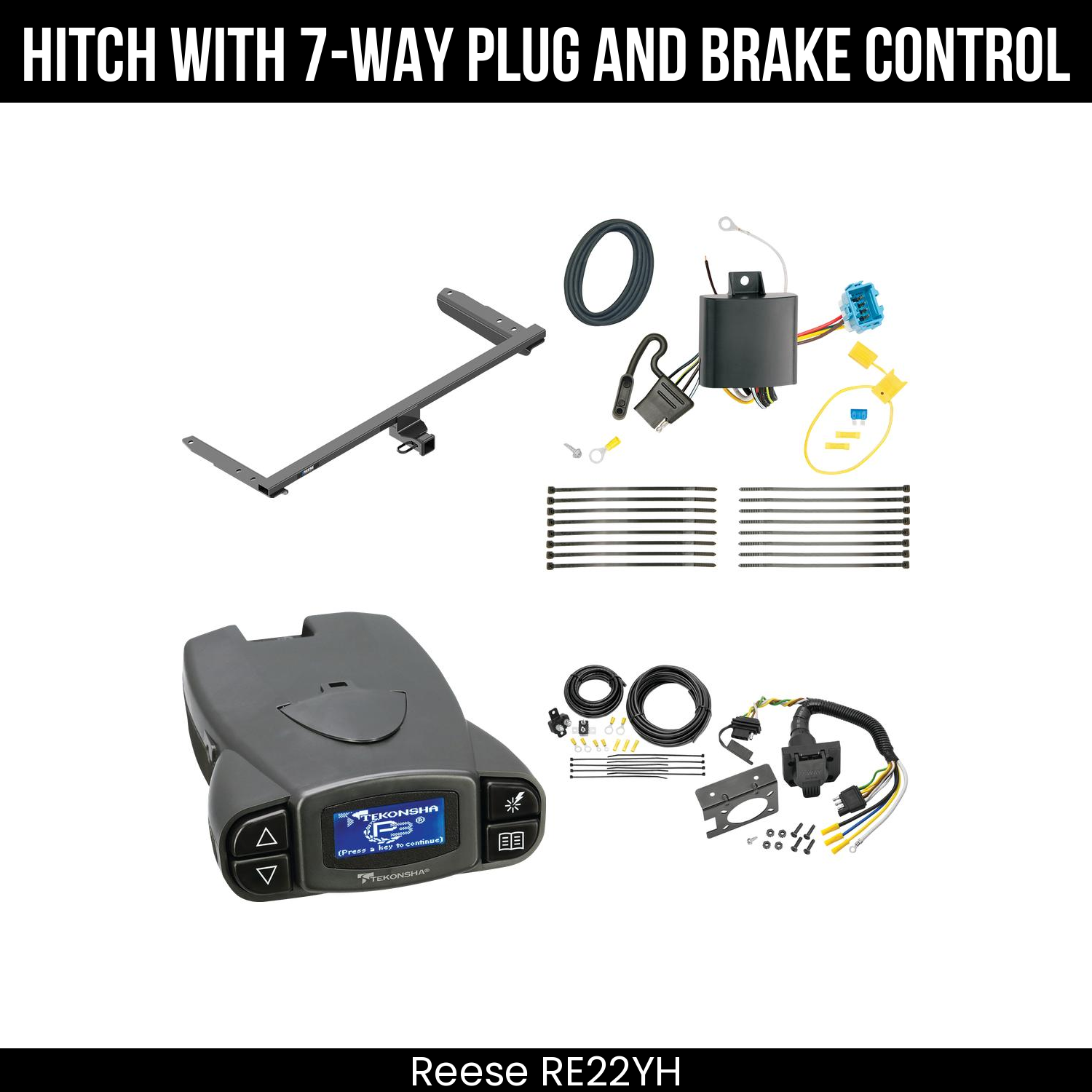 Trailer Hitch , 7-Way , Tekonsha Prodigy P3 Brake Control
