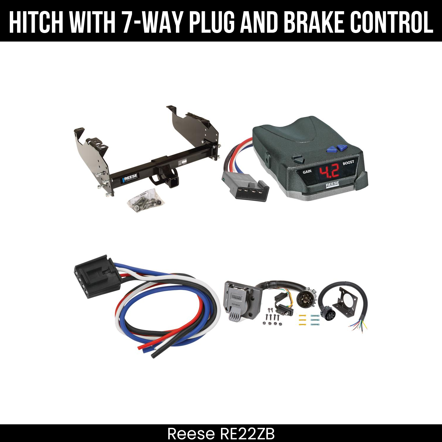 Trailer Hitch , 7-Way , Reese Brake EVN Control