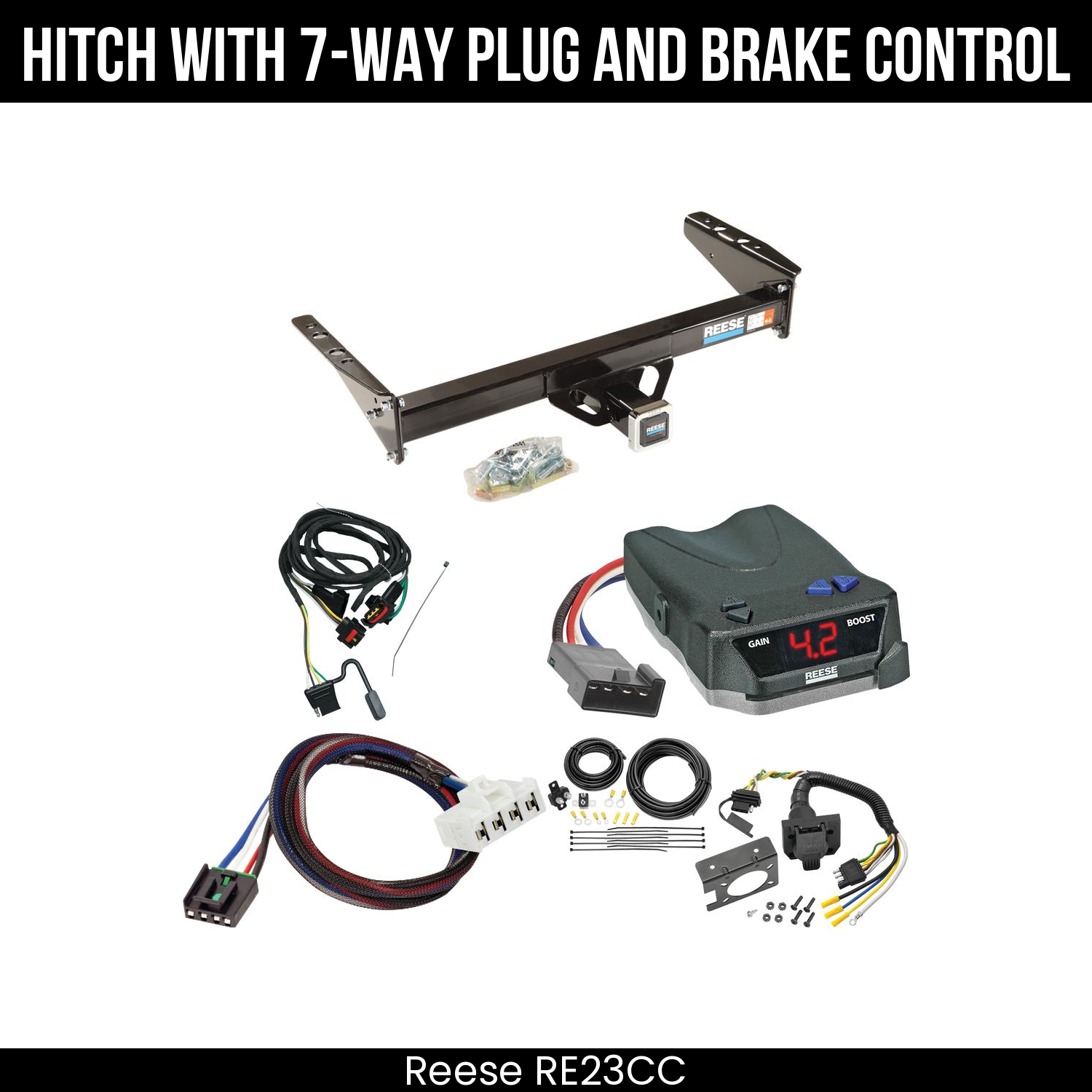 Trailer Hitch , 7-Way , Reese Brake EVN Control
