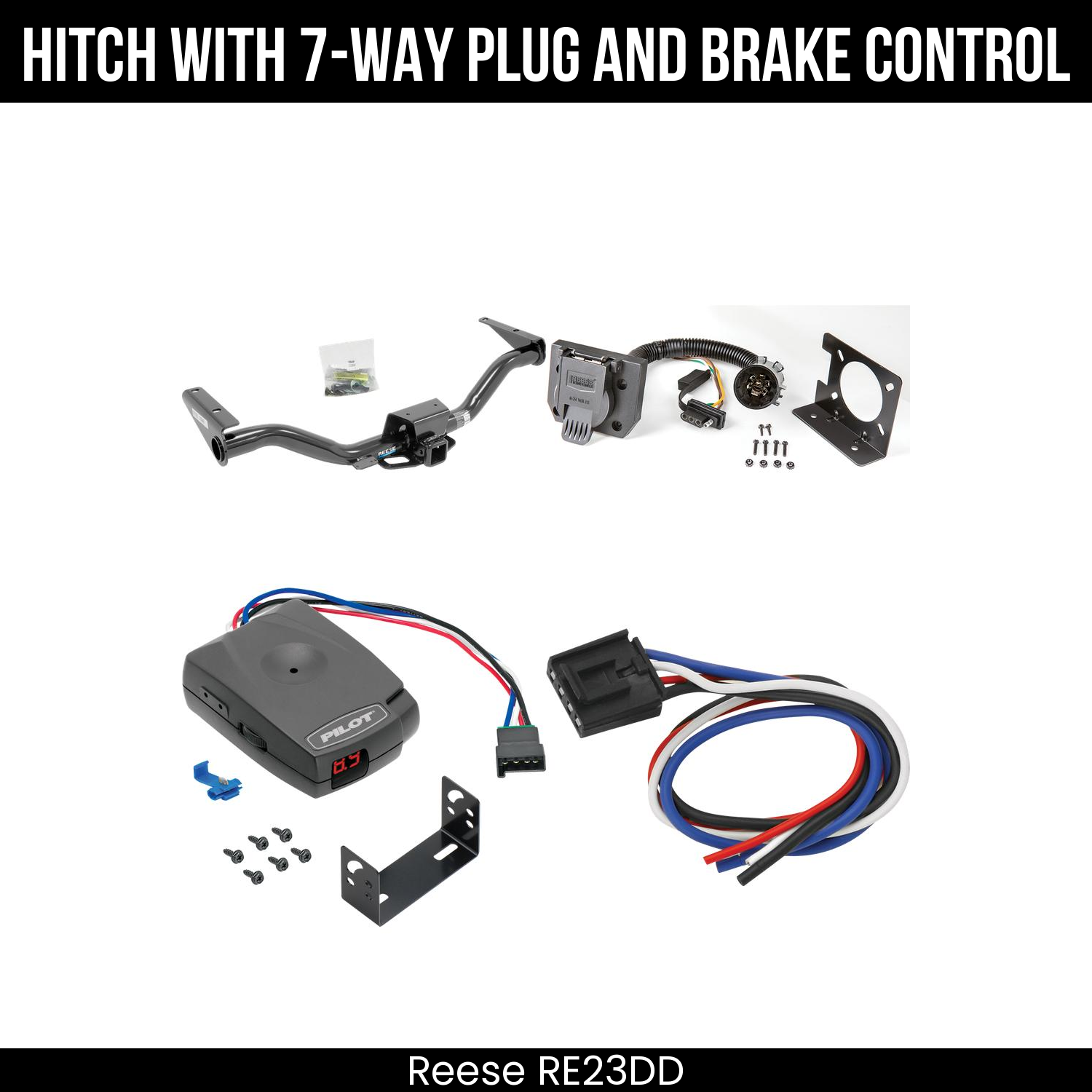 Trailer Hitch , 7-Way , Pro Series Pilot Brake Control