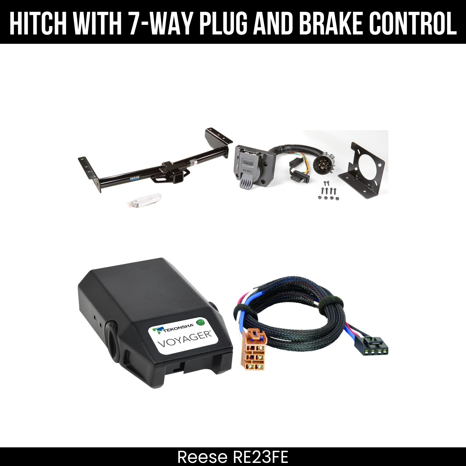 Trailer Hitch , 7-Way , Tekonsha Voyager Brake Control