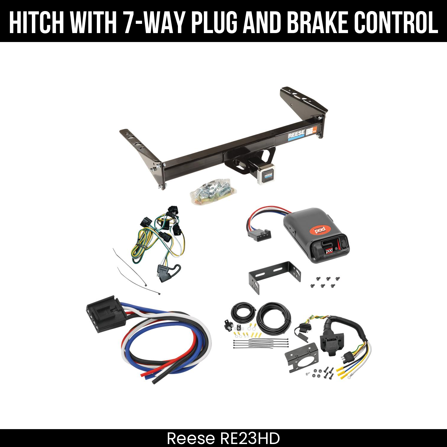 Trailer Hitch , 7-Way , Pro Series POD Brake Control