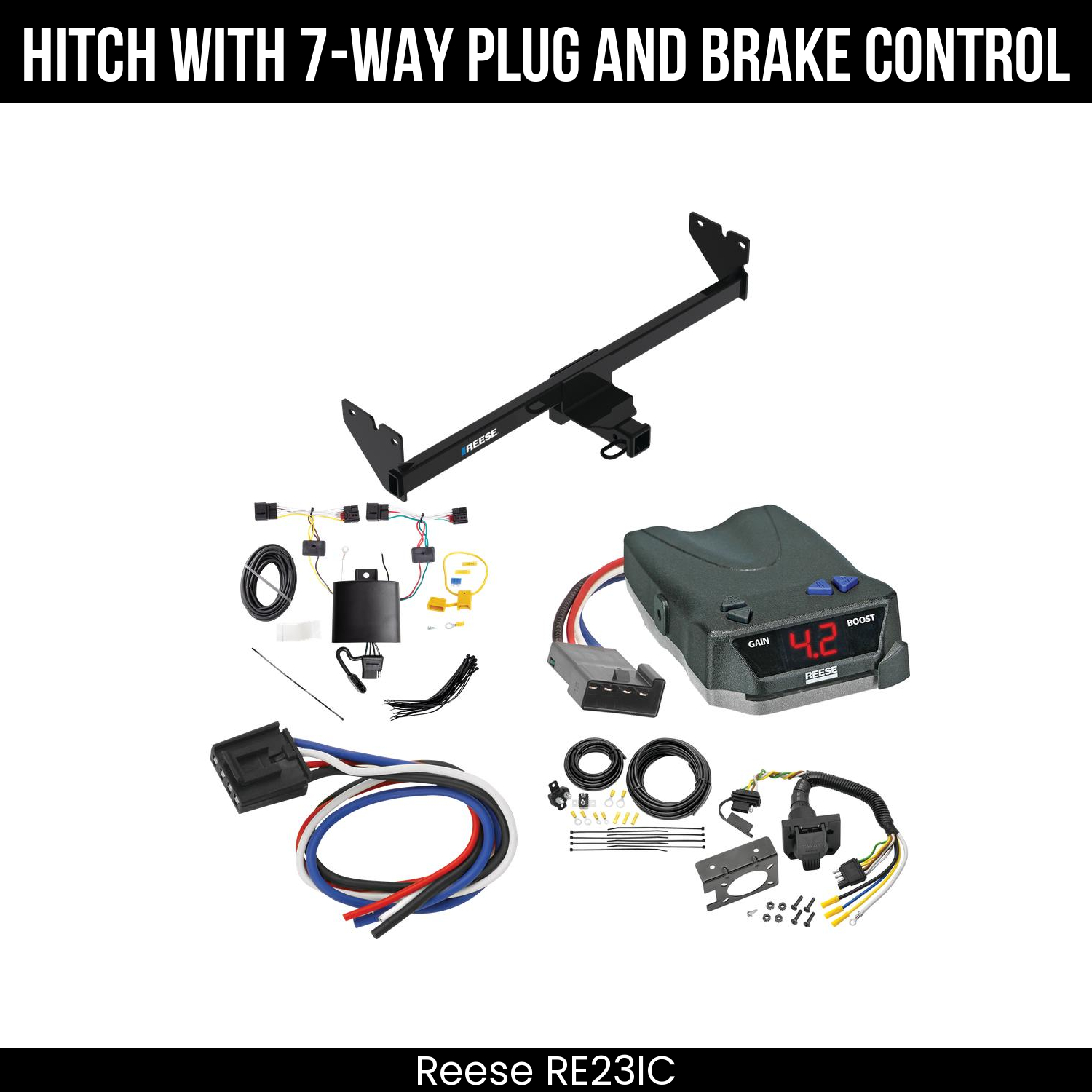 Trailer Hitch , 7-Way , Reese Brake EVN Control
