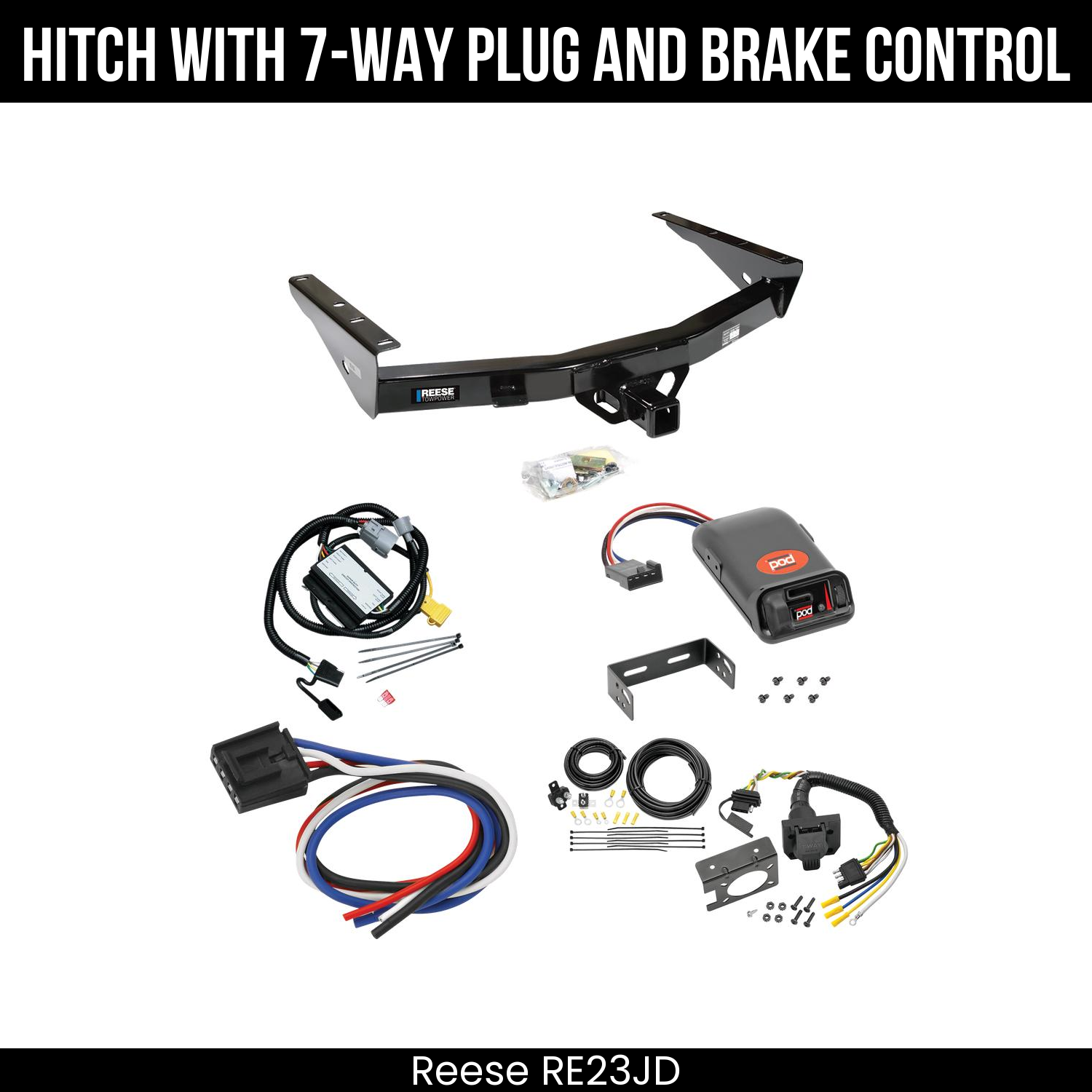 Trailer Hitch , 7-Way , Pro Series POD Brake Control