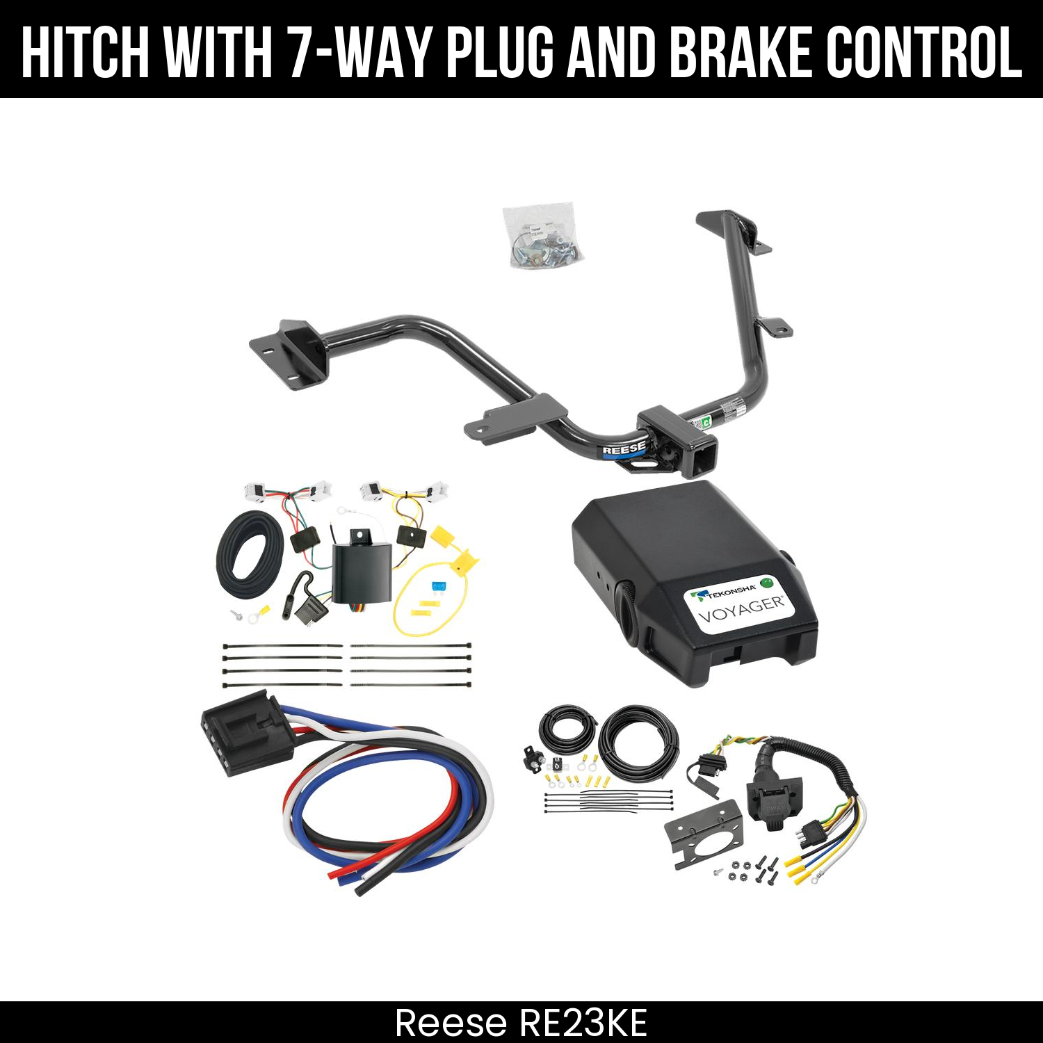 Trailer Hitch , 7-Way , Tekonsha Voyager Brake Control