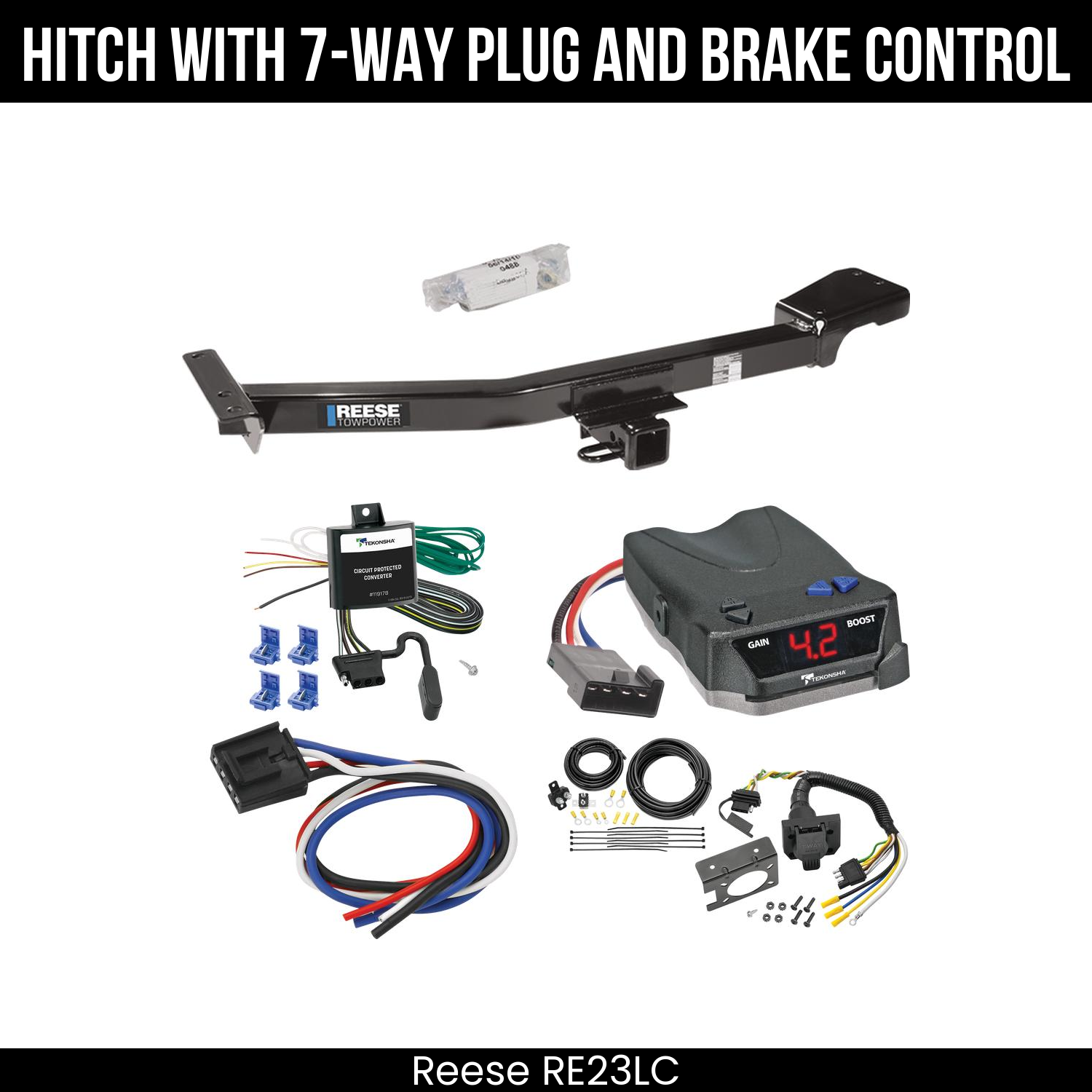 Trailer Hitch , 7-Way , Tekonsha Brake EVN Control