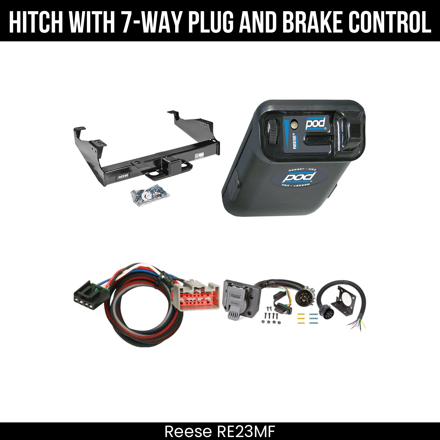 Trailer Hitch , 7-Way , Reese POD Brake Control