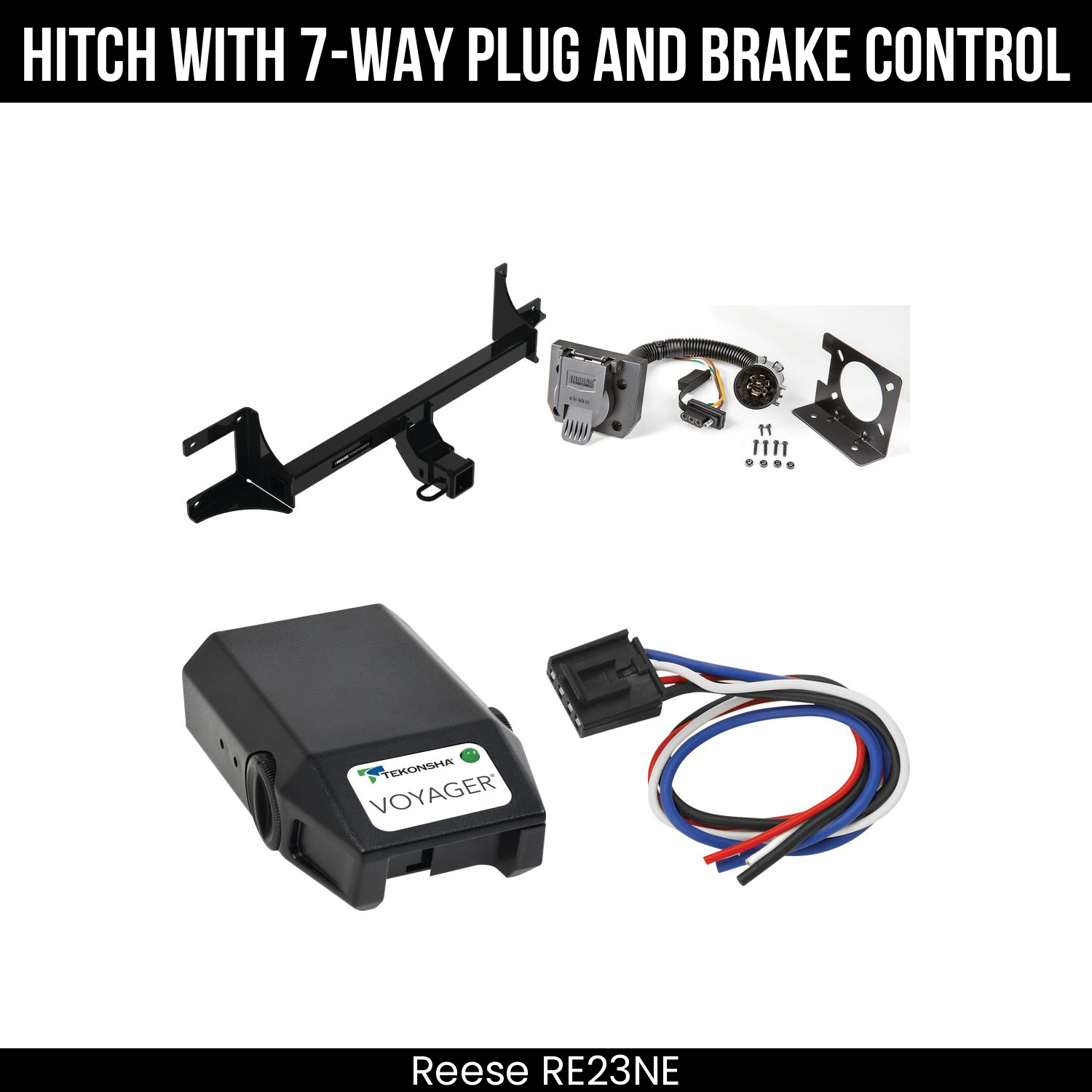 Trailer Hitch , 7-Way , Tekonsha Voyager Brake Control