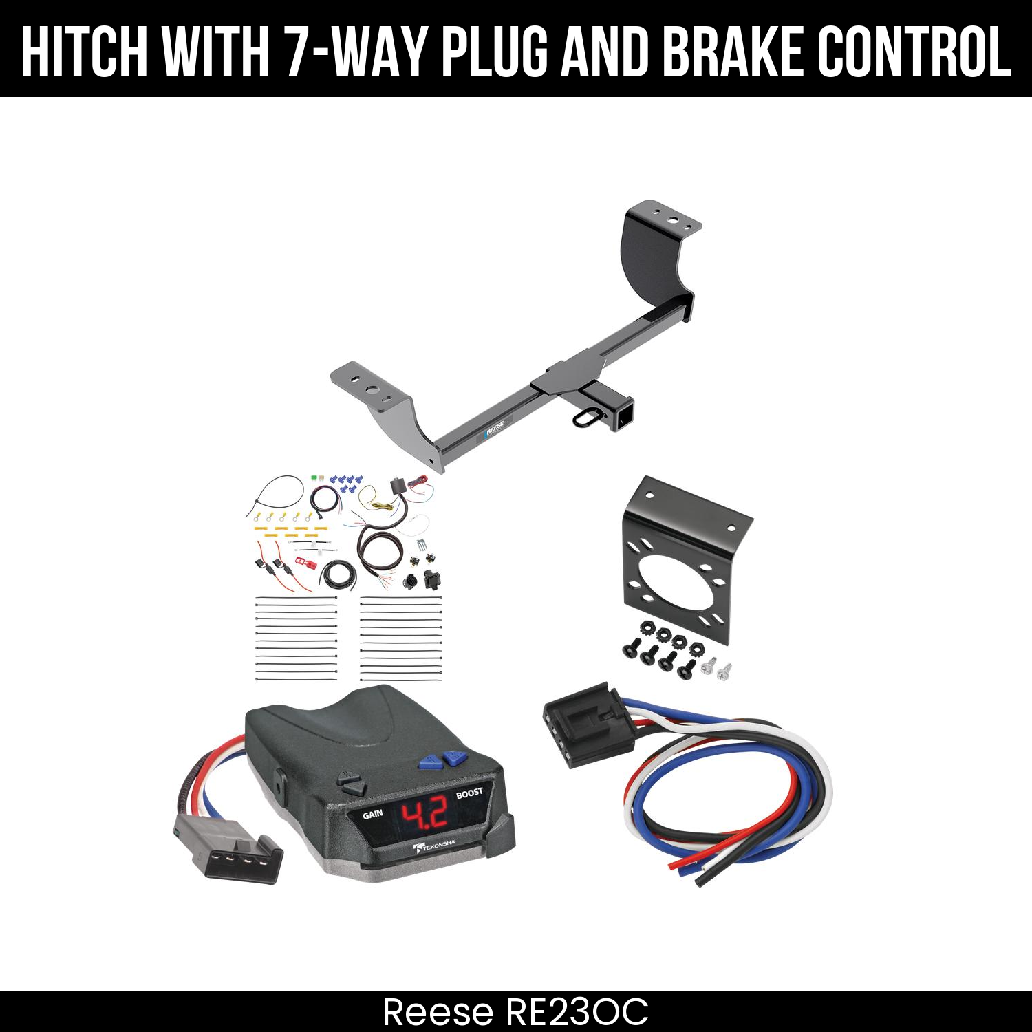 Trailer Hitch , 7-Way , Tekonsha Brake EVN Control