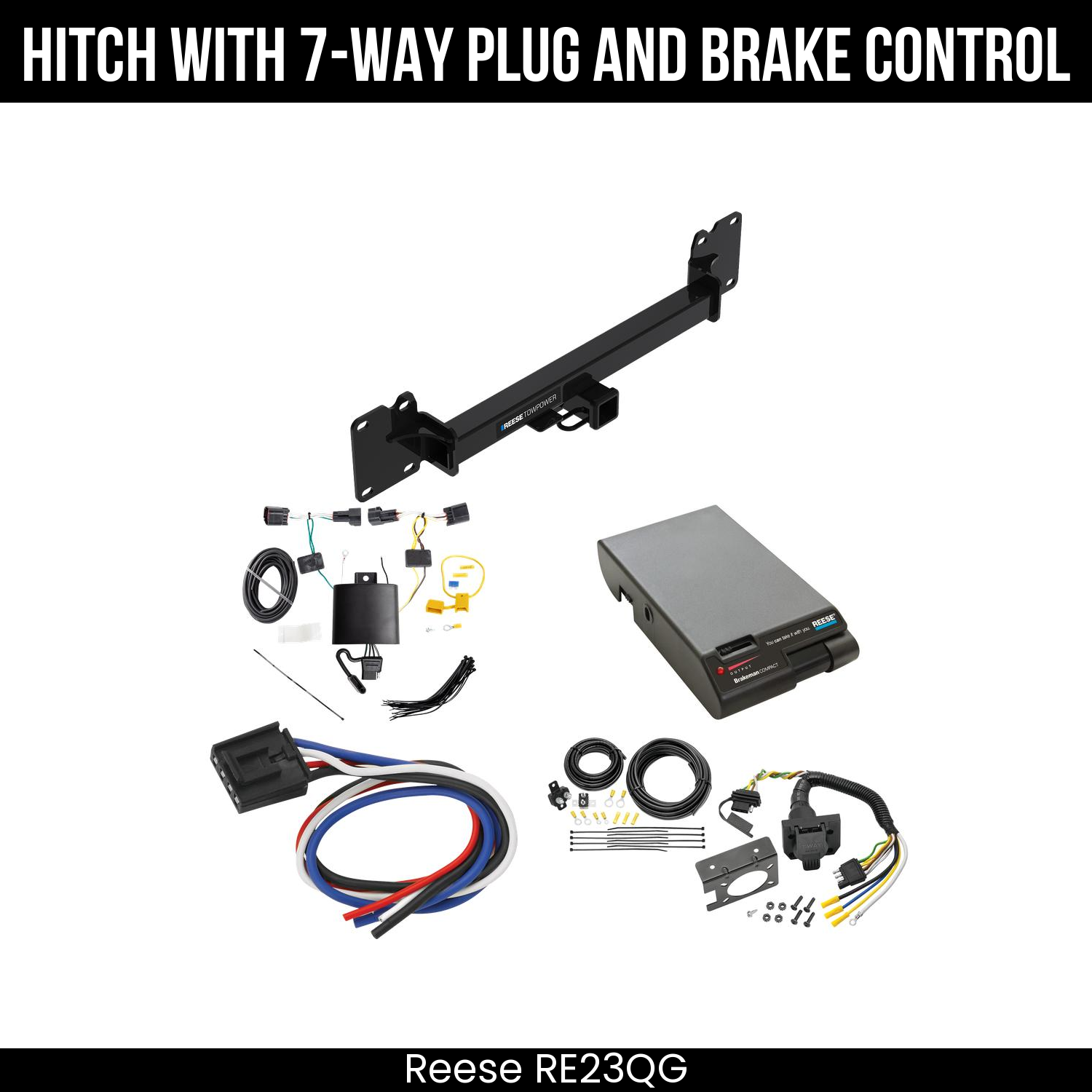 Trailer Hitch , 7-Way , Reese Brakeman Brake Control