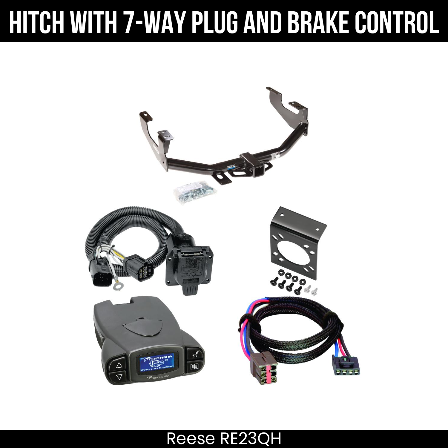 Trailer Hitch , 7-Way , Tekonsha Prodigy P3 Brake Control