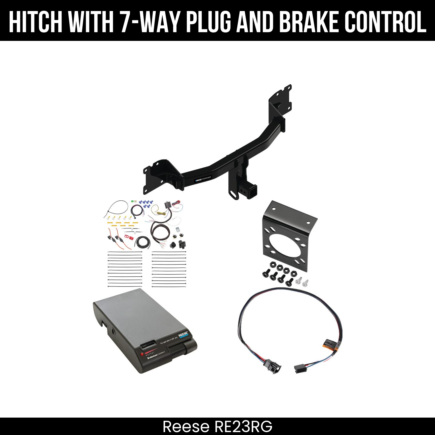 Trailer Hitch , 7-Way , Reese Brakeman Brake Control