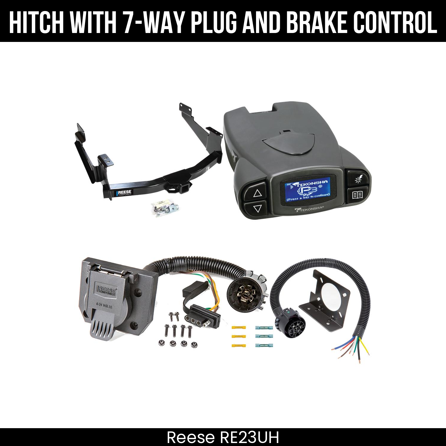 Trailer Hitch , 7-Way , Tekonsha Prodigy P3 Brake Control