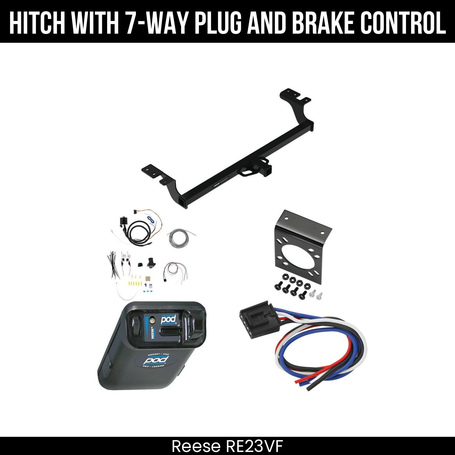Trailer Hitch , 7-Way , Reese POD Brake Control