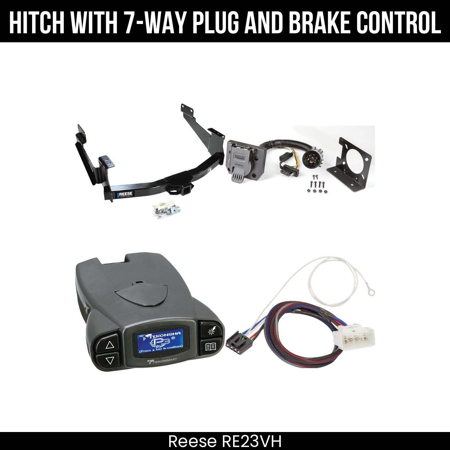 Trailer Hitch , 7-Way , Tekonsha Prodigy P3 Brake Control