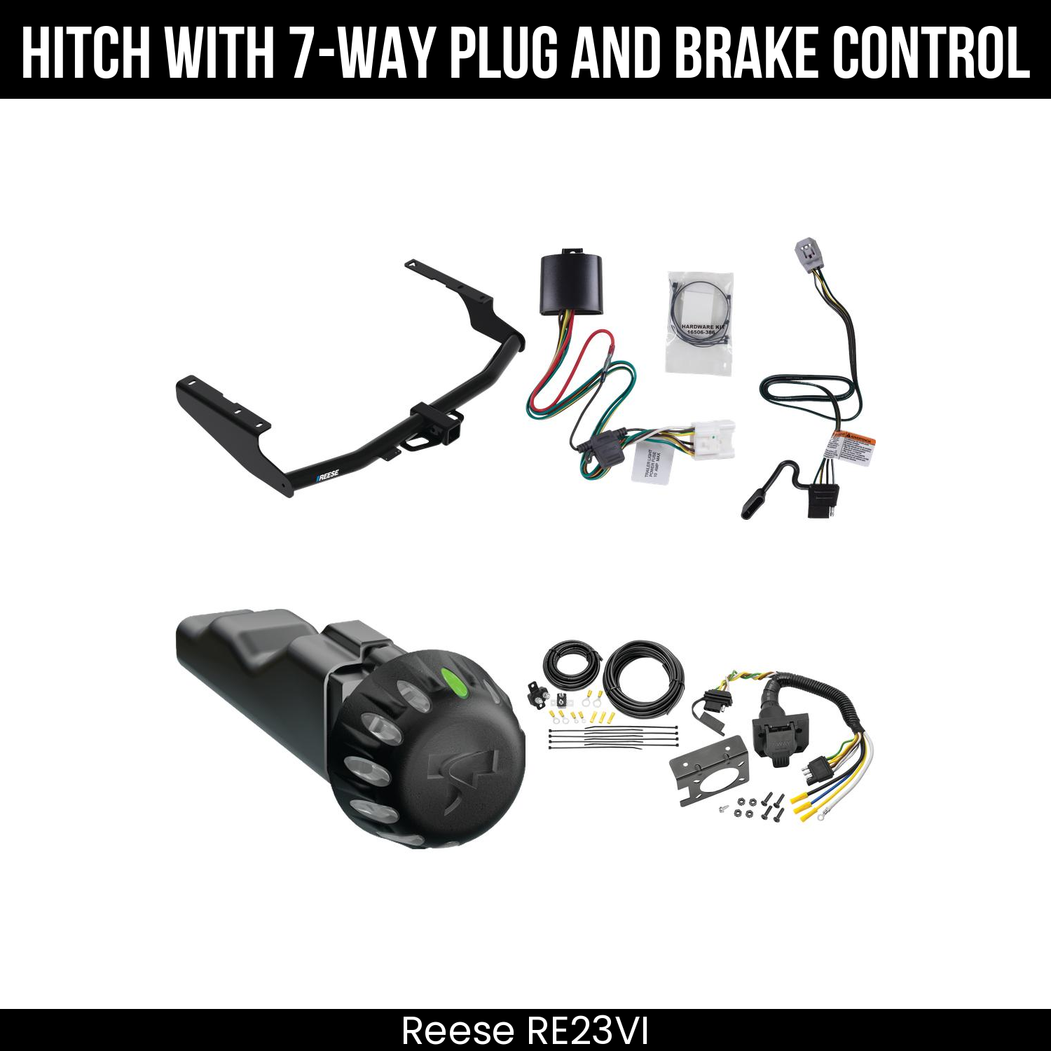 Trailer Hitch , 7-Way , Tekonsha Voyager iD Smart Brake Control