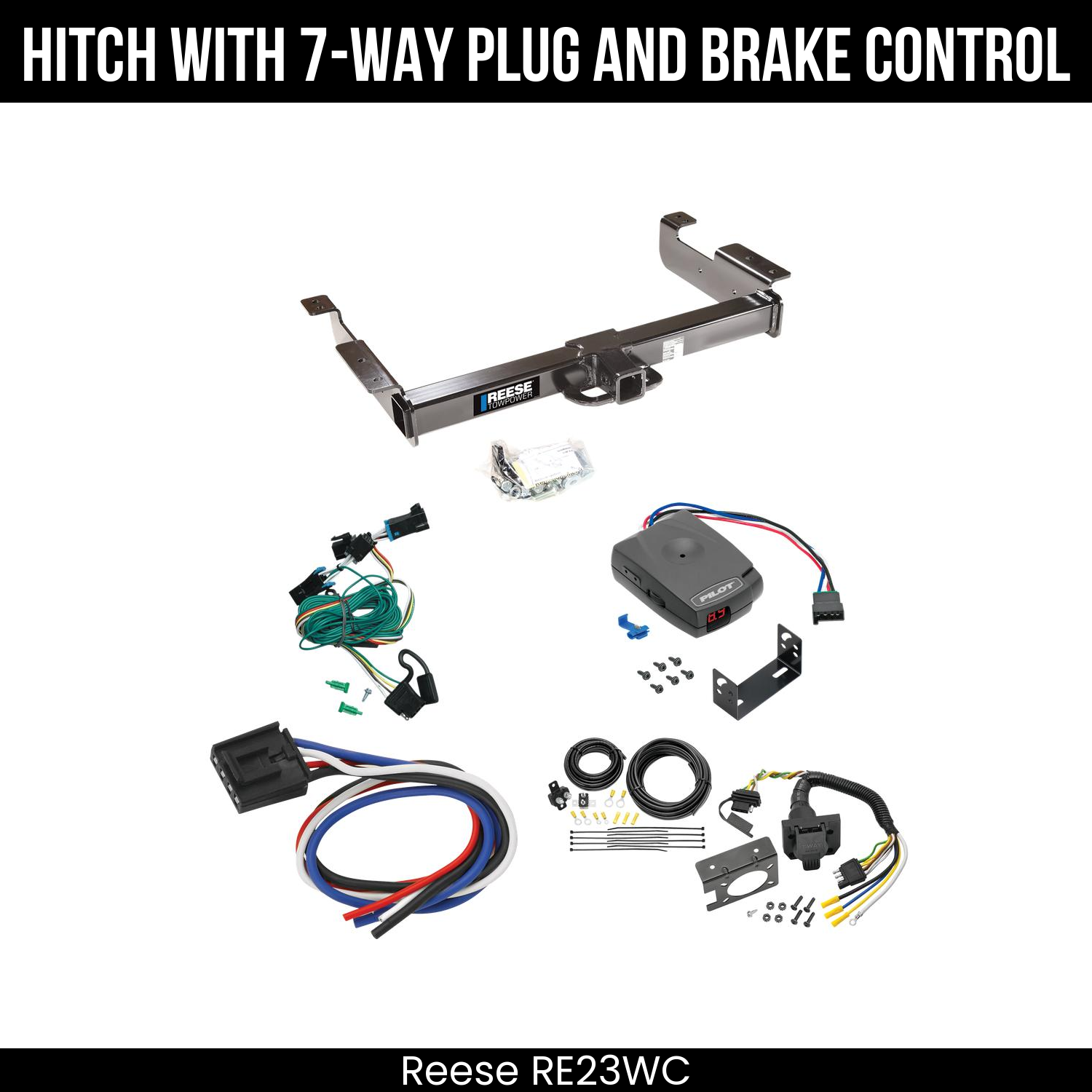 Trailer Hitch , 7-Way , Pro Series Pilot Brake Control