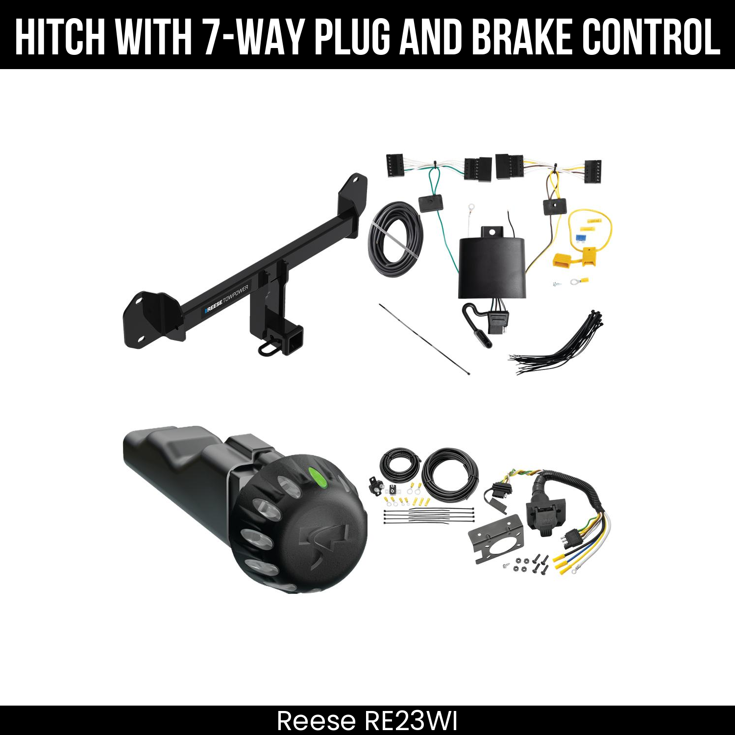 Trailer Hitch , 7-Way , Tekonsha Voyager iD Smart Brake Control