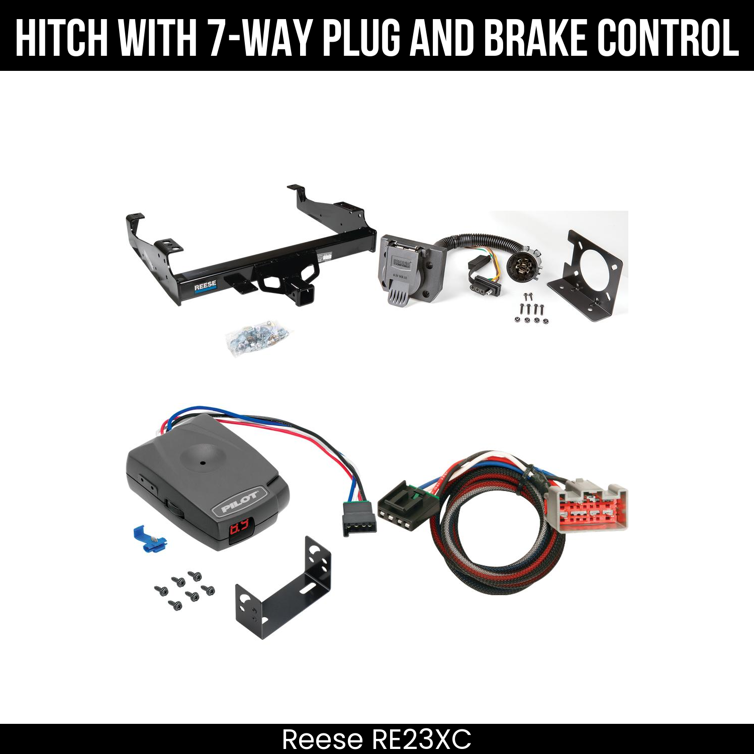 Trailer Hitch , 7-Way , Pro Series Pilot Brake Control