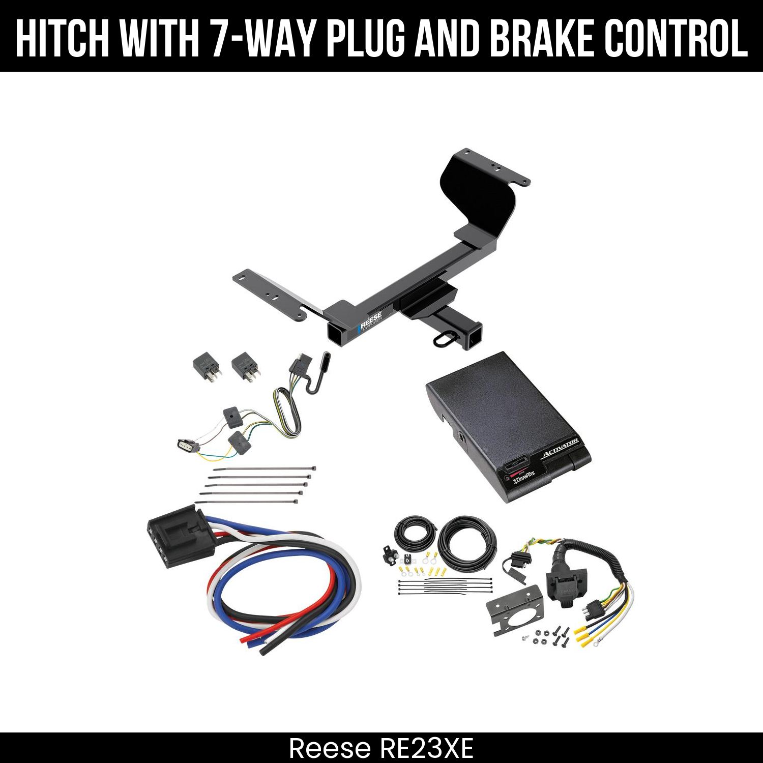 Trailer Hitch , 7-Way , Draw-Tite Activator Brake Control