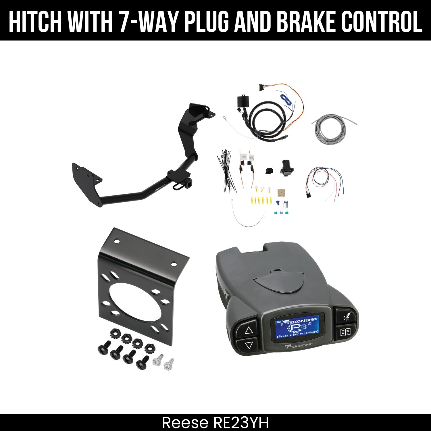 Trailer Hitch , 7-Way , Tekonsha Prodigy P3 Brake Control