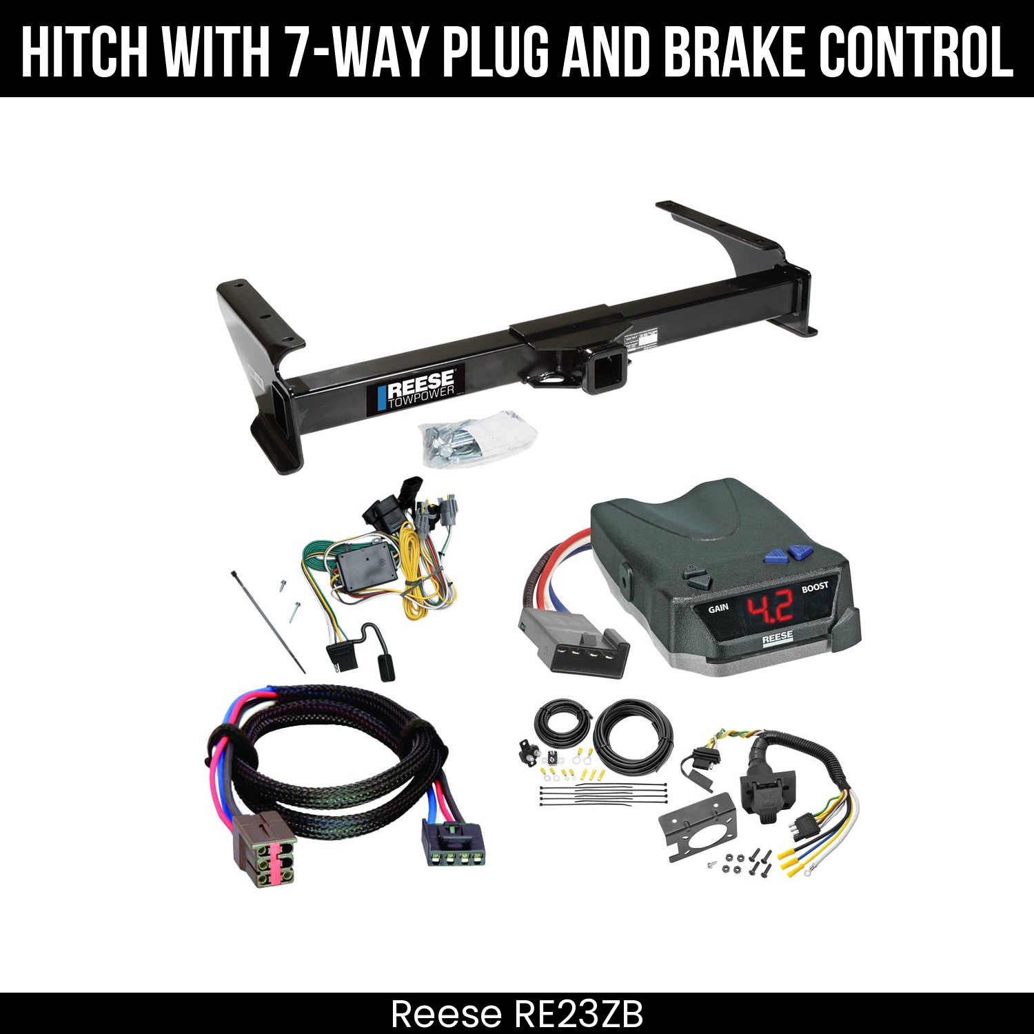 Trailer Hitch , 7-Way , Reese Brake EVN Control