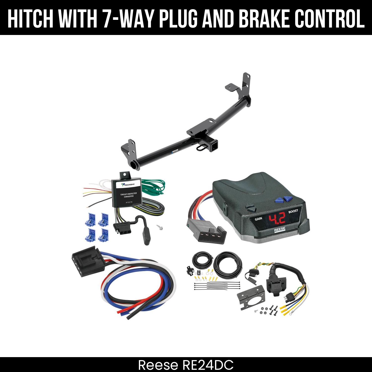 Trailer Hitch , 7-Way , Reese Brake EVN Control