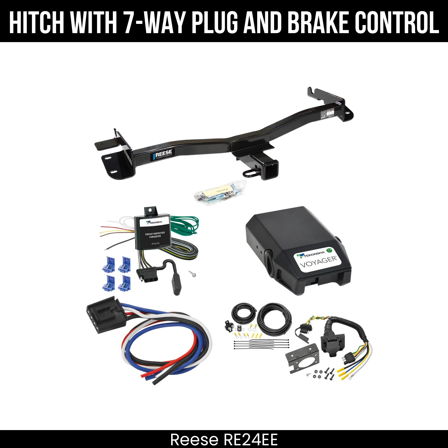 Trailer Hitch , 7-Way , Tekonsha Voyager Brake Control