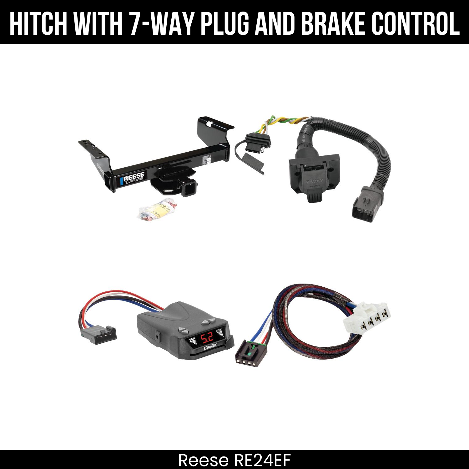 Trailer Hitch , 7-Way , Draw-Tite Activator IV Brake Control