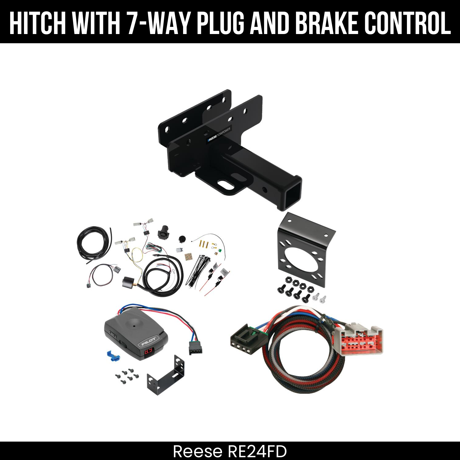 Trailer Hitch , 7-Way , Pro Series Pilot Brake Control