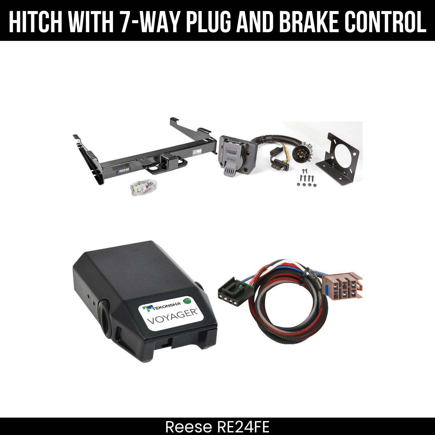 Trailer Hitch , 7-Way , Tekonsha Voyager Brake Control