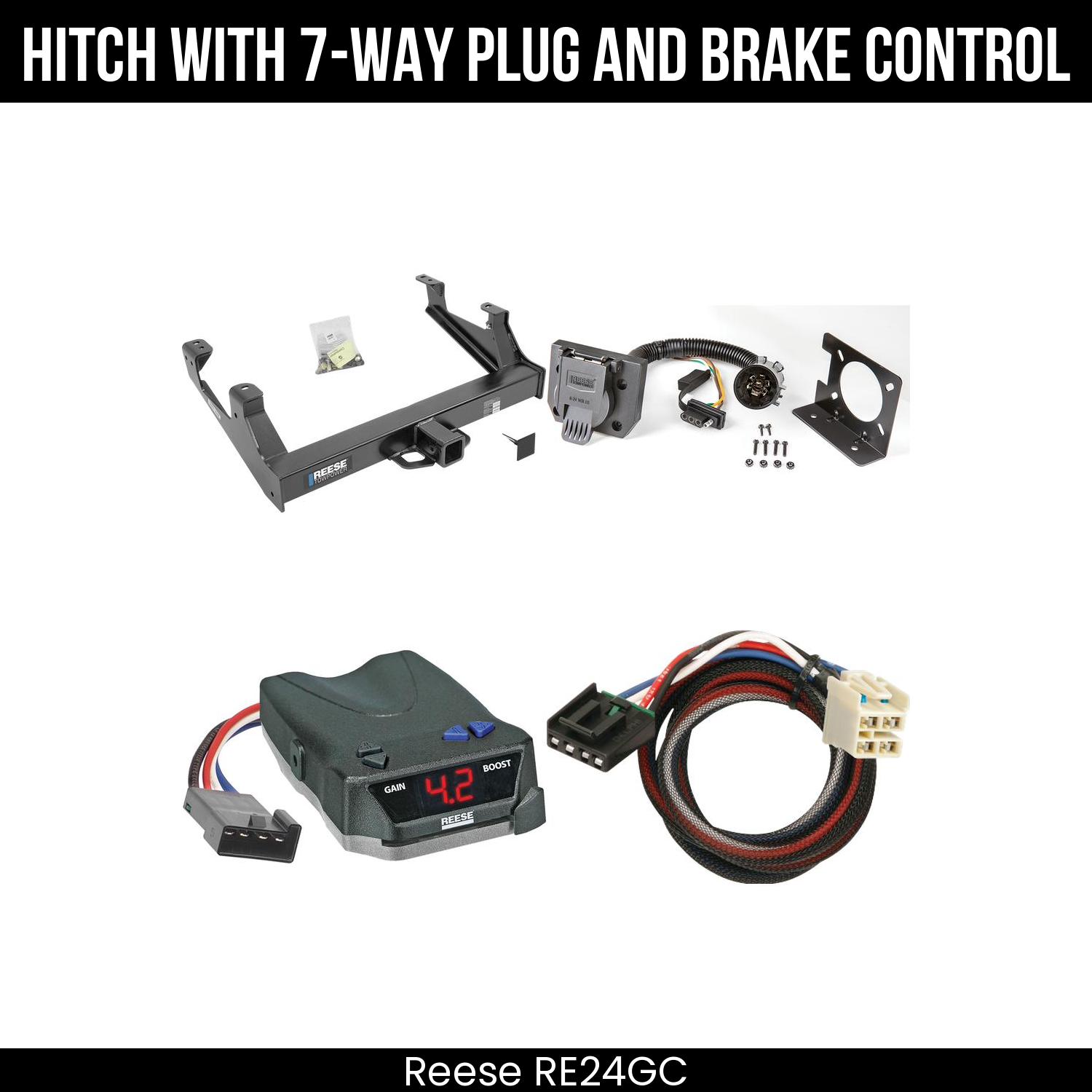 Trailer Hitch , 7-Way , Reese Brake EVN Control