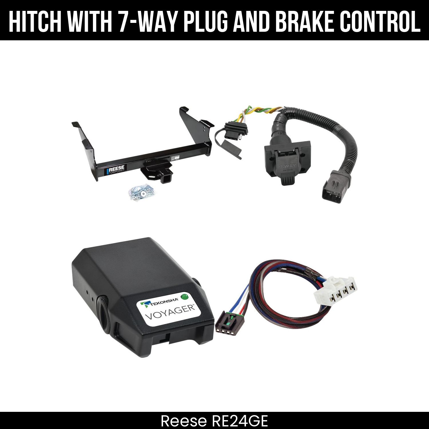 Trailer Hitch , 7-Way , Tekonsha Voyager Brake Control
