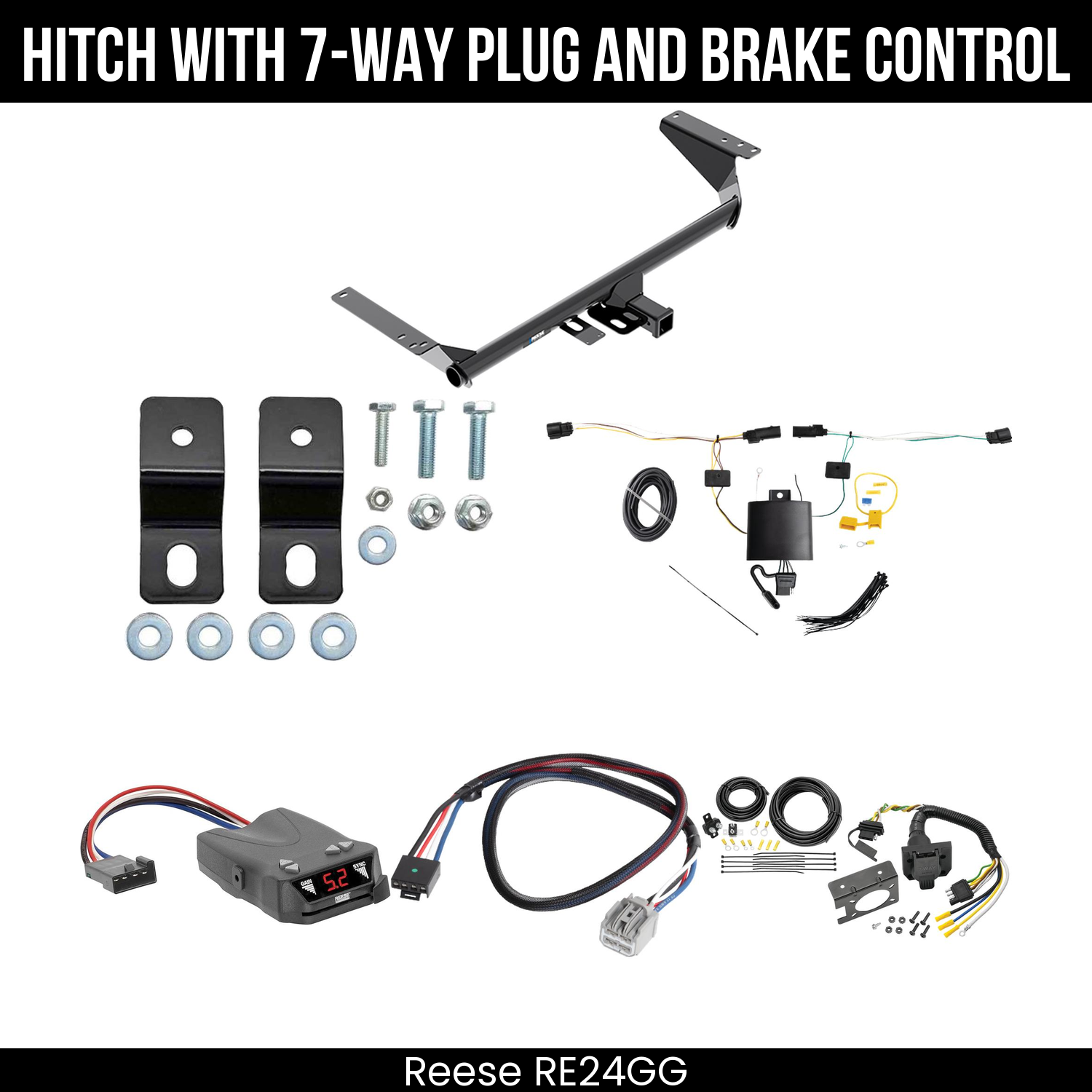 Trailer Hitch , 7-Way , Reese Brakeman IV Brake Control