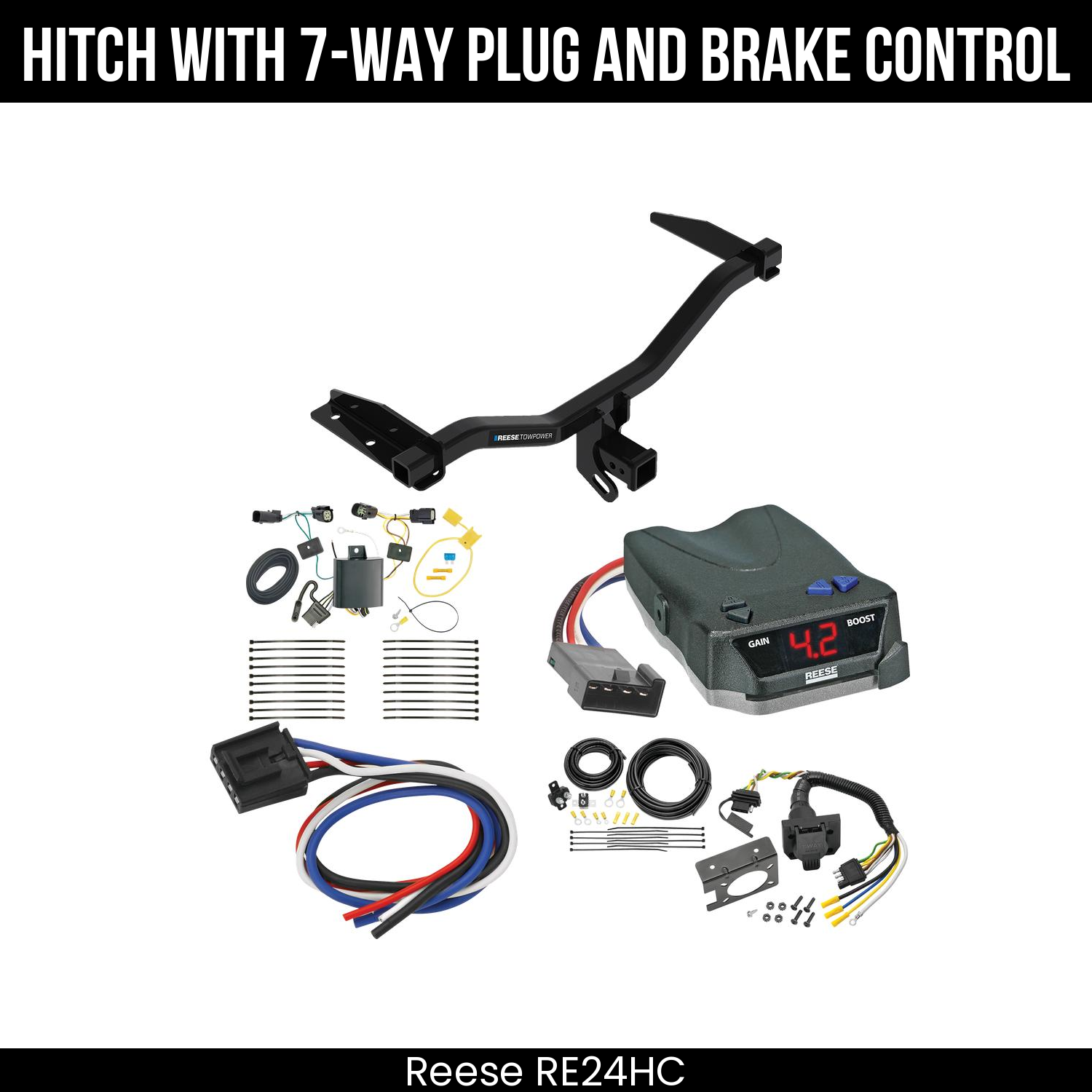 Trailer Hitch , 7-Way , Reese Brake EVN Control