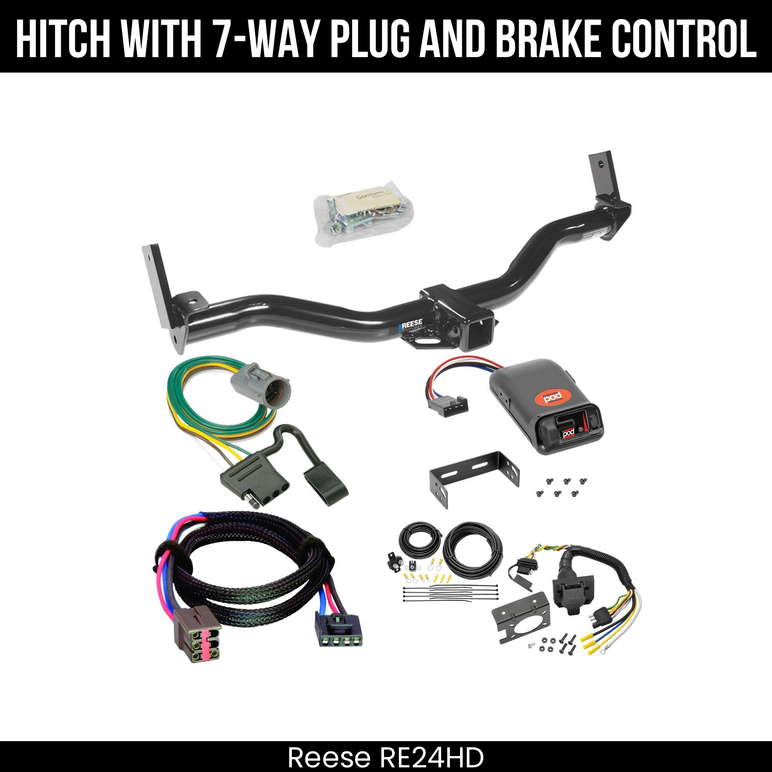 Trailer Hitch , 7-Way , Pro Series POD Brake Control