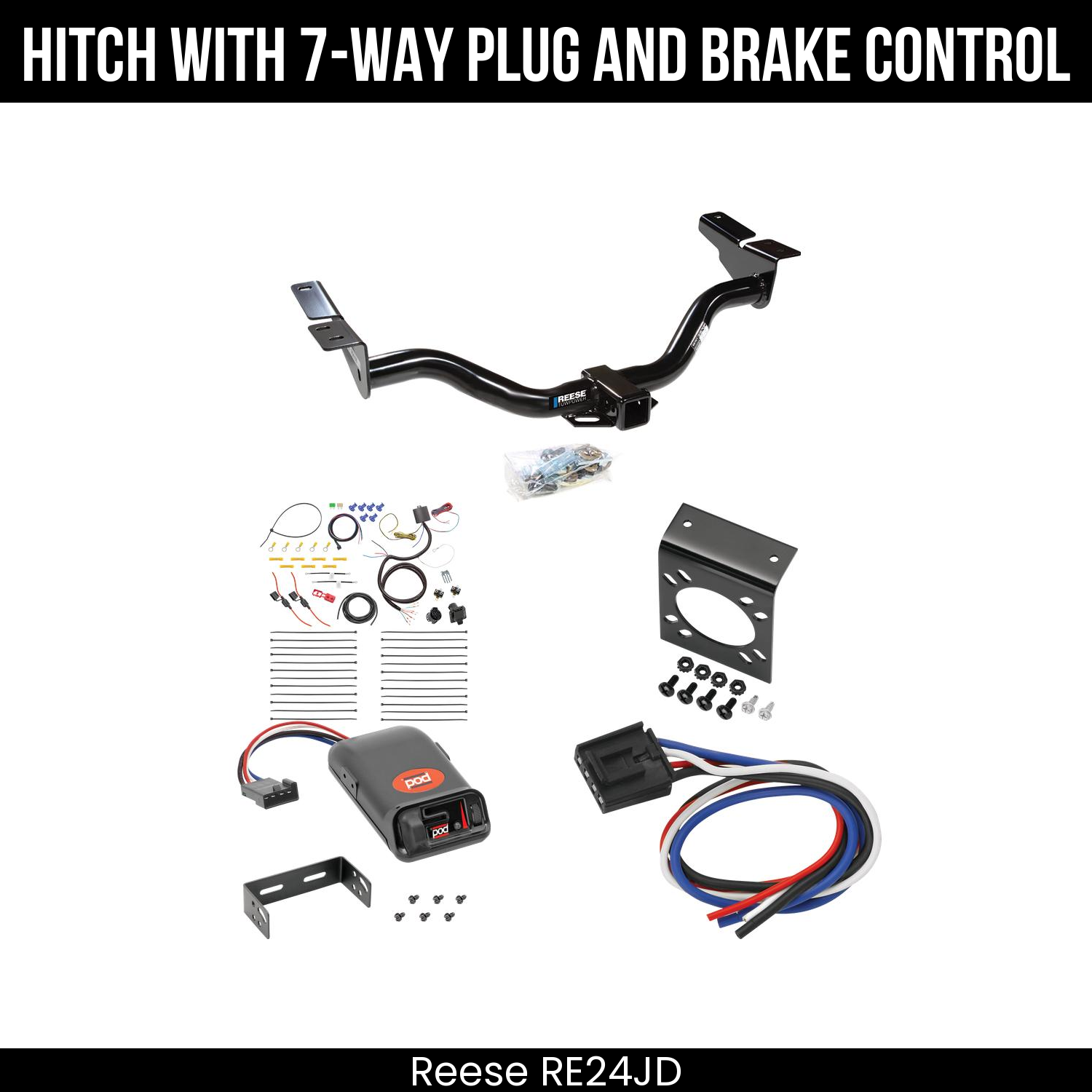 Trailer Hitch , 7-Way , Pro Series POD Brake Control