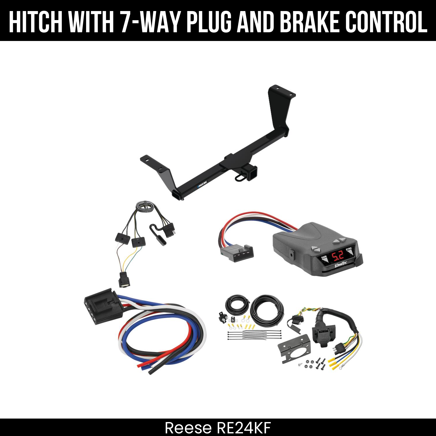 Trailer Hitch , 7-Way , Draw-Tite Activator IV Brake Control