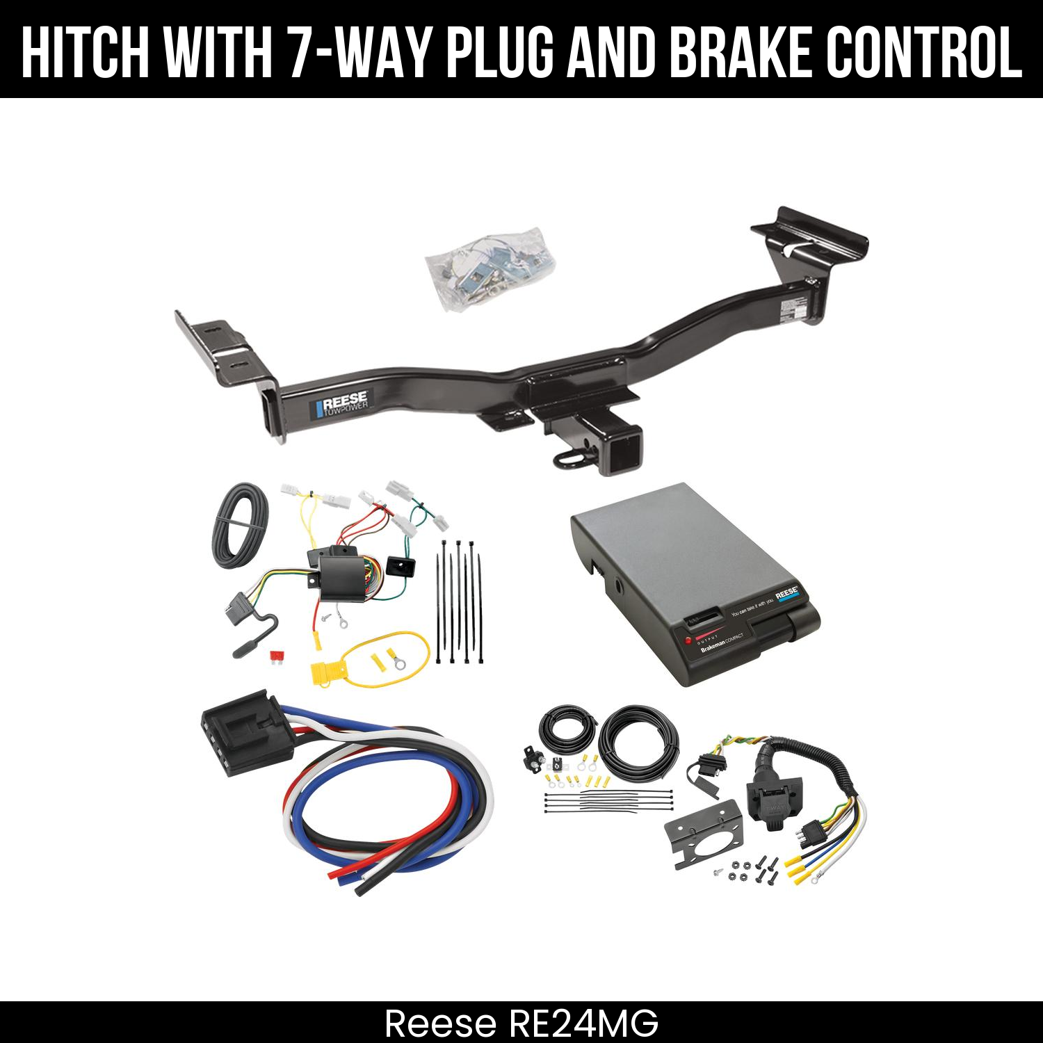 Trailer Hitch , 7-Way , Reese Brakeman Brake Control