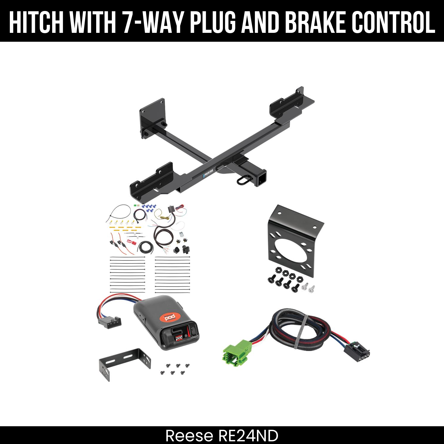 Trailer Hitch , 7-Way , Pro Series POD Brake Control