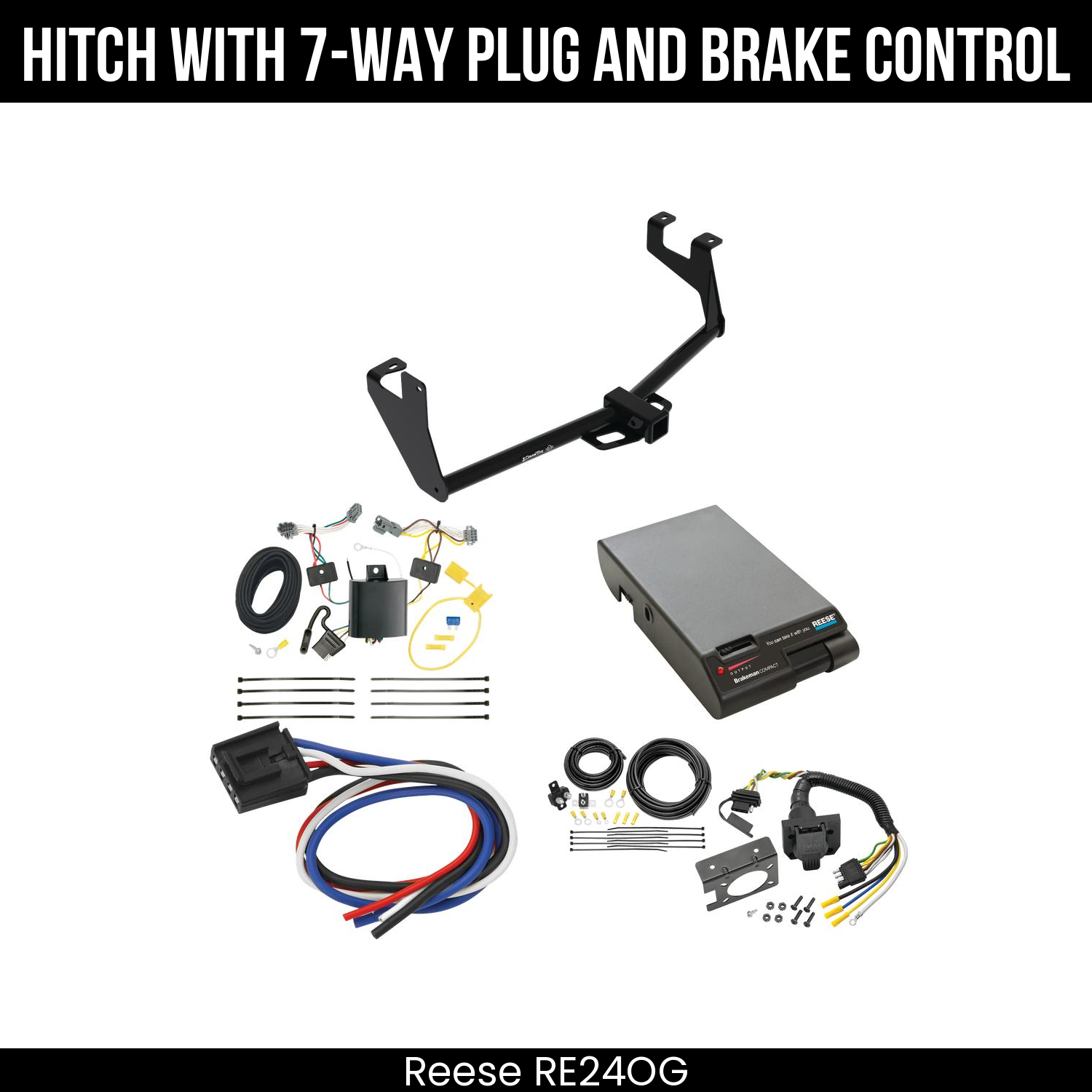 Trailer Hitch , 7-Way , Reese Brakeman Brake Control