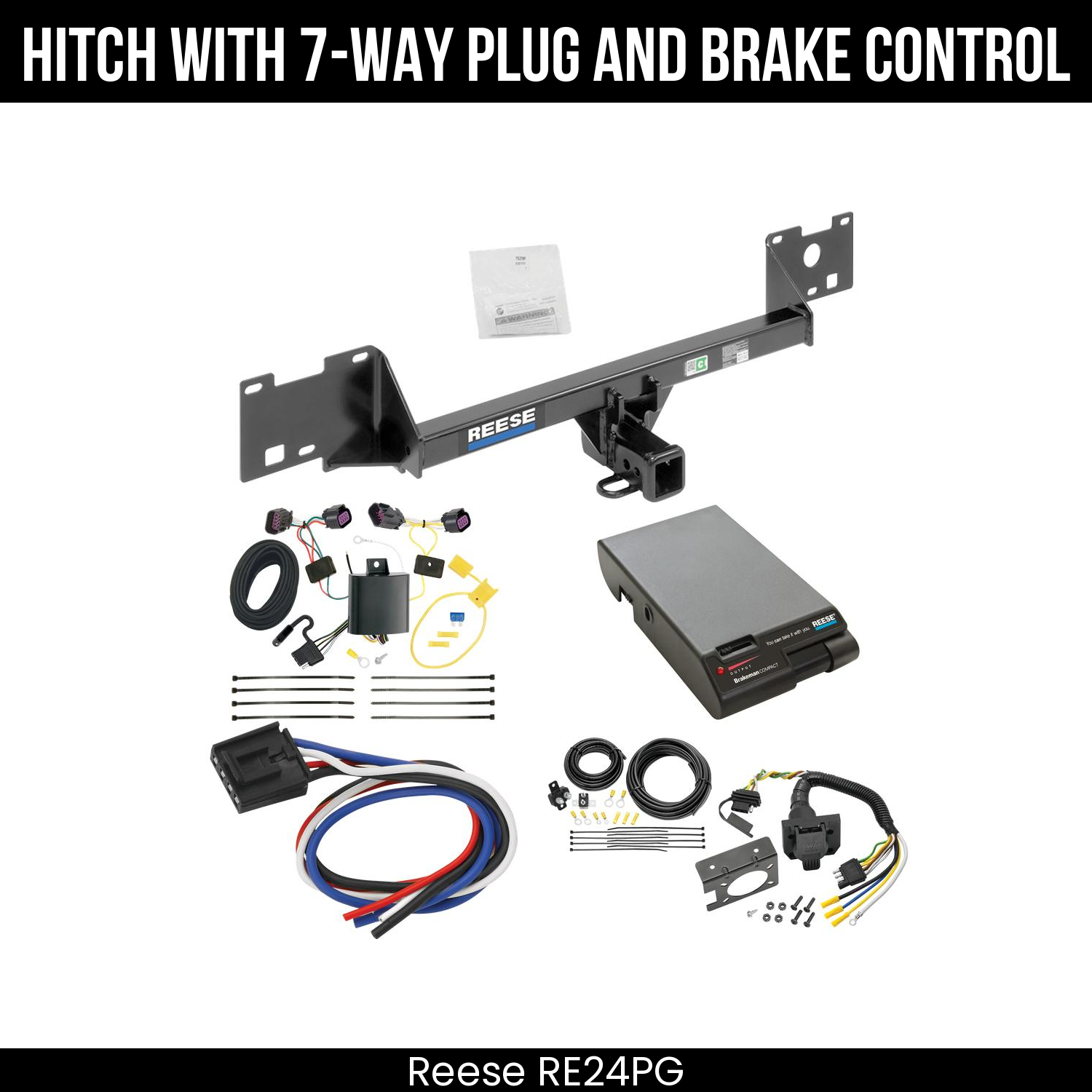Trailer Hitch , 7-Way , Reese Brakeman Brake Control