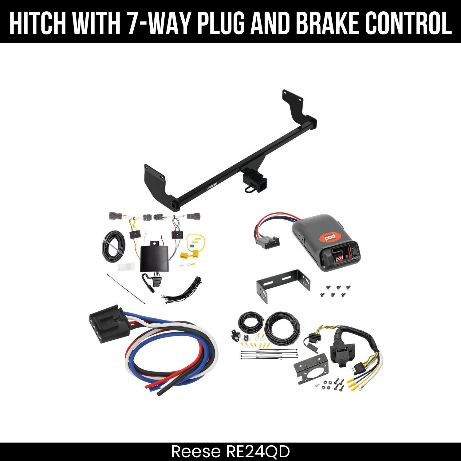Trailer Hitch , 7-Way , Pro Series POD Brake Control
